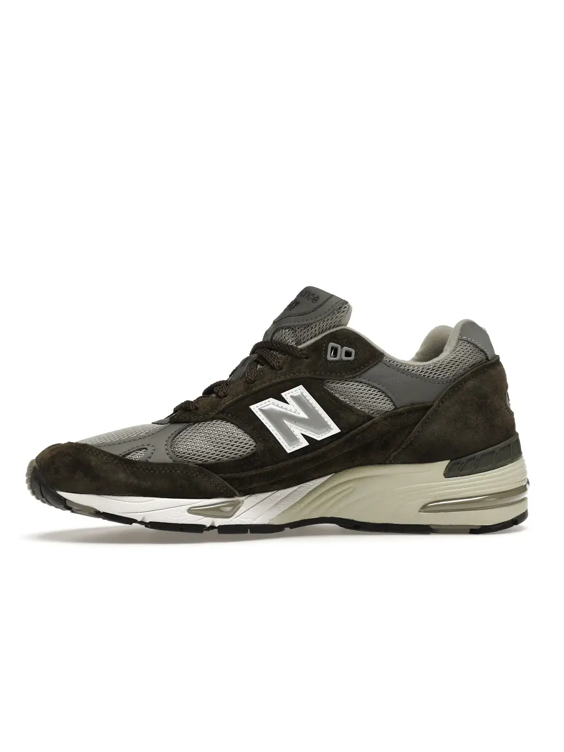 Мужские кроссовки Lifestyle New Balance 991 — изображение 3 из 4, оливковый зеленый