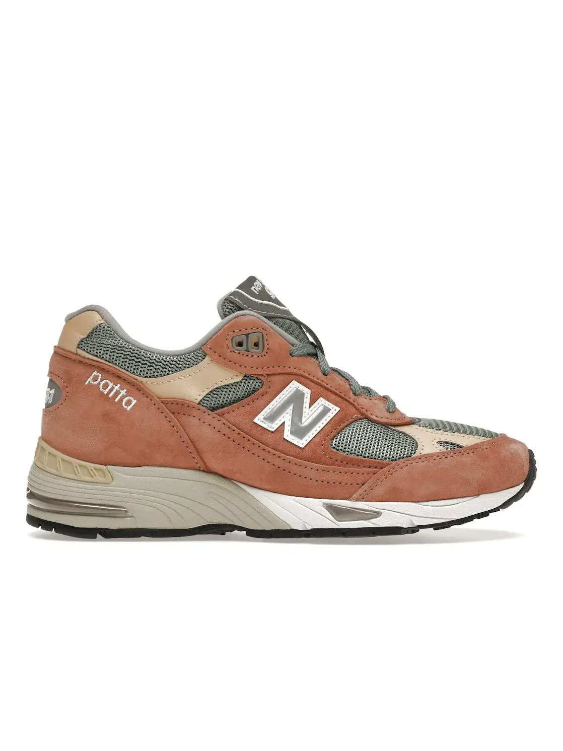 Женские кроссовки Lifestyle New Balance 991, Cork/Light Petrol — изображение 1 из 4