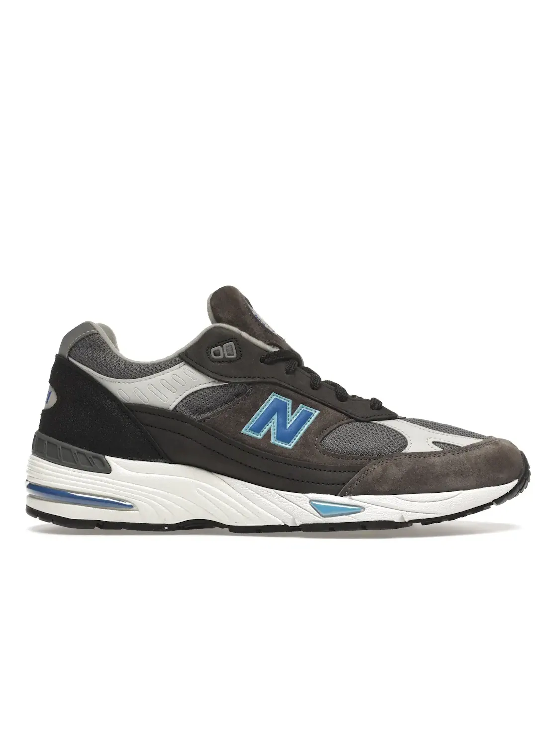 Мужские кроссовки Lifestyle New Balance 991 — изображение 1 из 4, серый/черный/синий