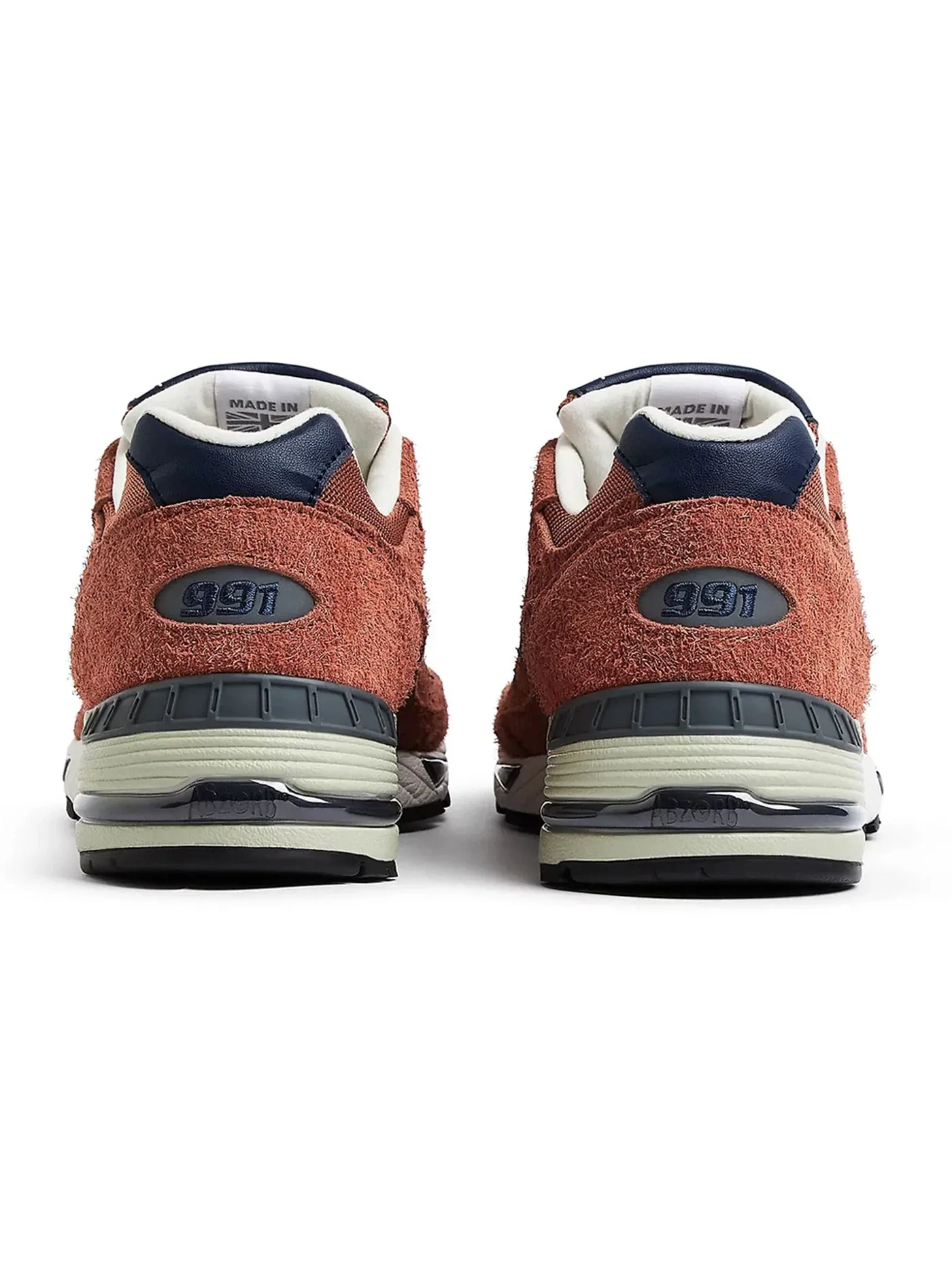 Мужские кроссовки Lifestyle New Balance 991v1, Bruschetta/Coconut Milk/Outerspace — изображение 4 из 4