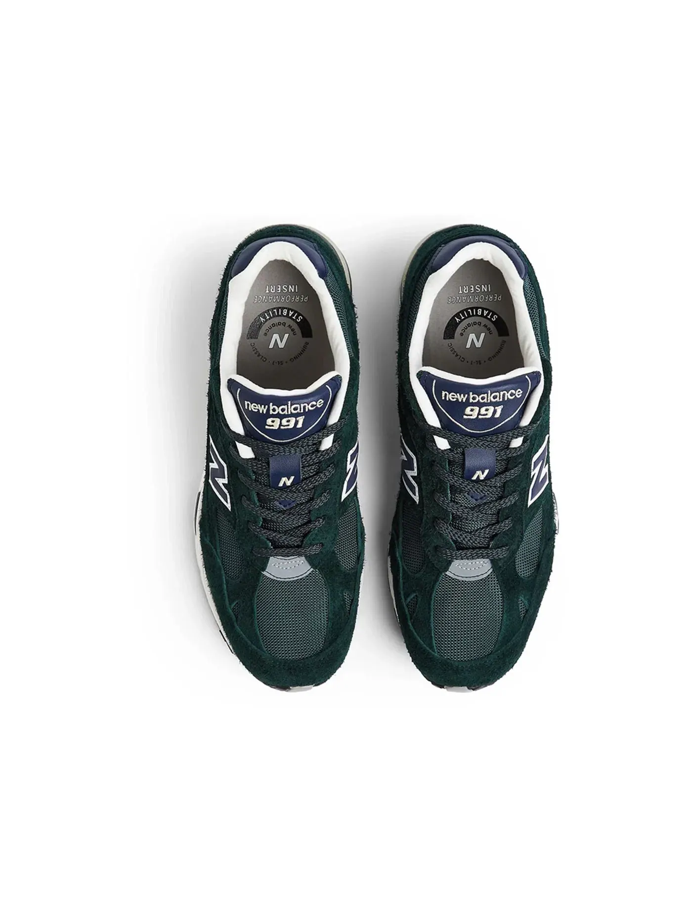Мужские кроссовки Lifestyle New Balance 991v1, Ponderosa Pine/Coconut Milk/Outerspace — изображение 3 из 4