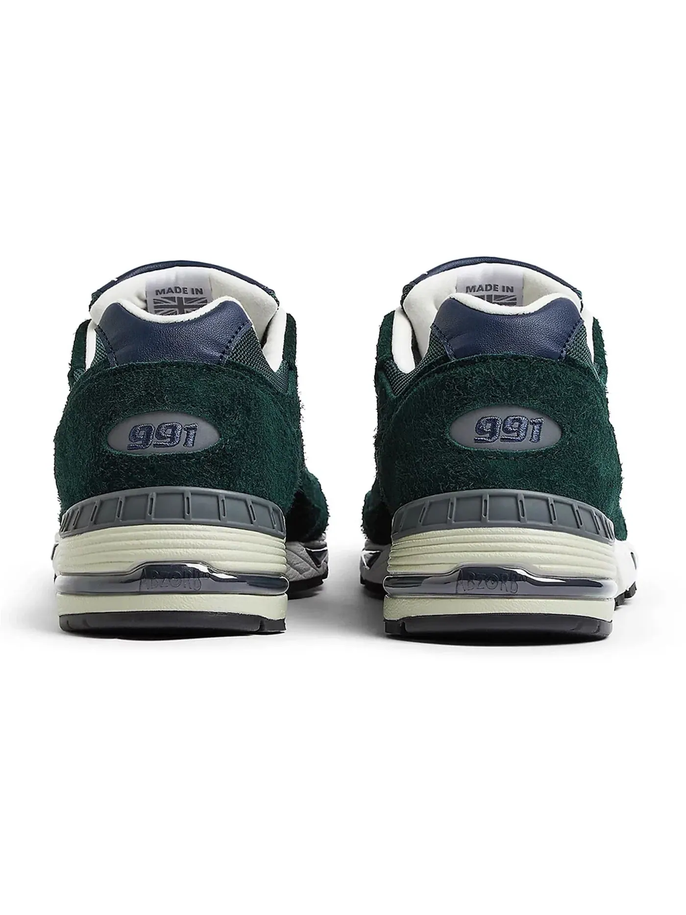 Мужские кроссовки Lifestyle New Balance 991v1, Ponderosa Pine/Coconut Milk/Outerspace — изображение 4 из 4