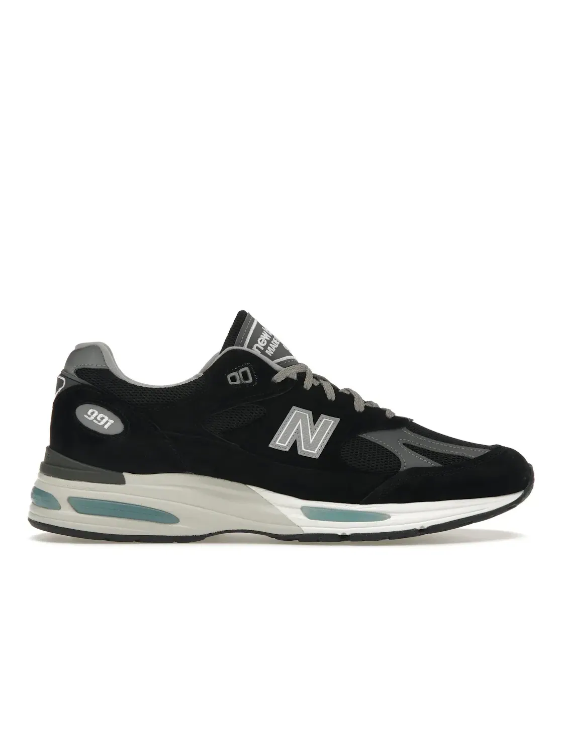 Мужские кроссовки Lifestyle New Balance 991v2 — изображение 1 из 4, черный/серый/серебристый