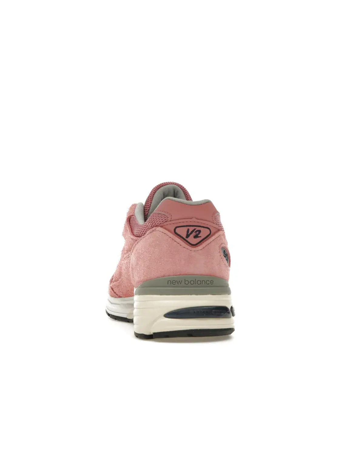 Мужские кроссовки Lifestyle New Balance 991v2 — изображение 4 из 4, розовый/серый