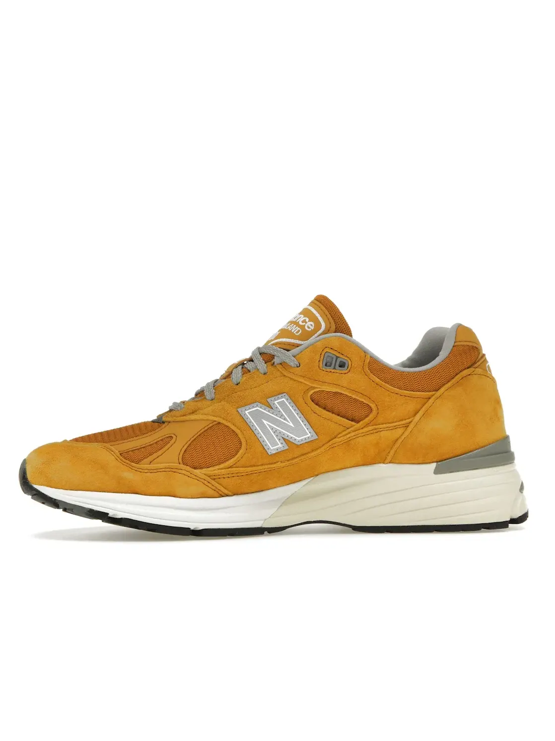Мужские кроссовки Lifestyle New Balance 991v2 Brights Revival Pack Yellow — изображение 3 из 4, желтый/серебристый
