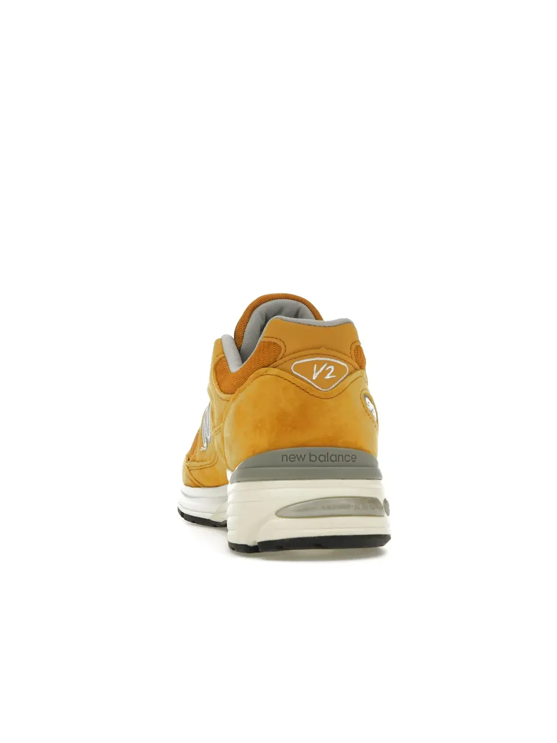 Мужские кроссовки Lifestyle New Balance 991v2 Brights Revival Pack Yellow — изображение 4 из 4, желтый/серебристый