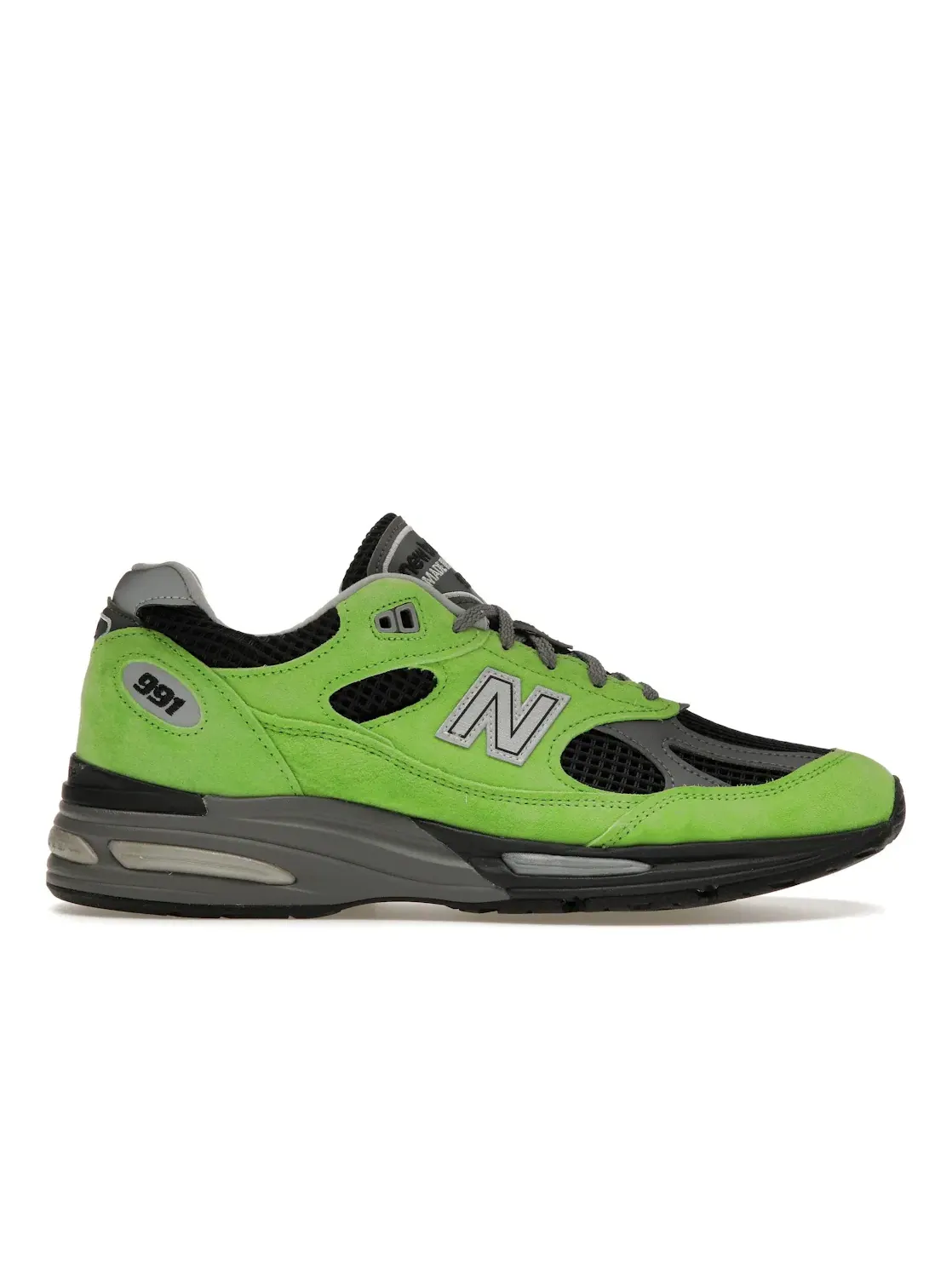 Мужские кроссовки Lifestyle New Balance 991v2 — изображение 1 из 4, зеленый/черный/серый