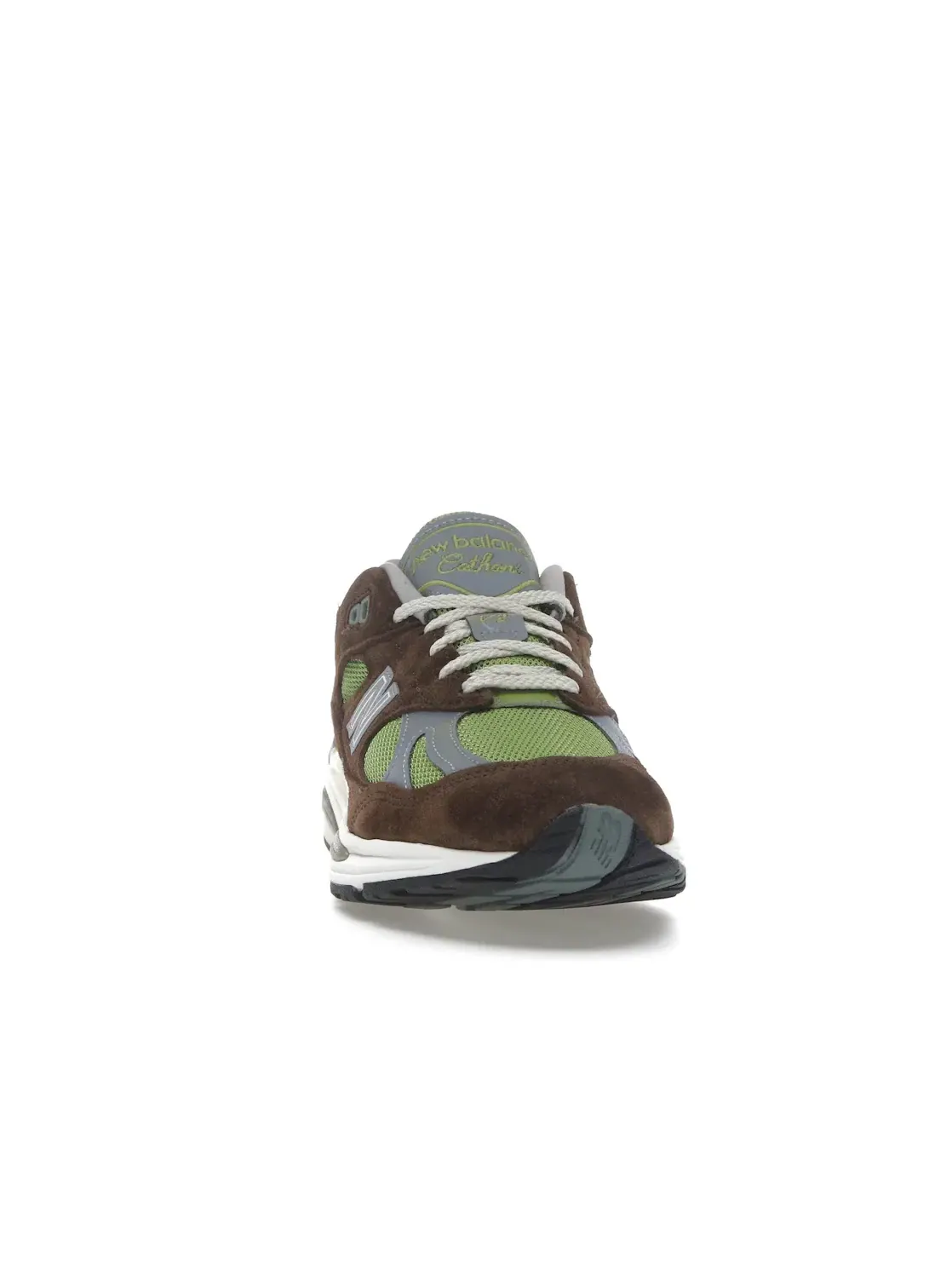 Мужские кроссовки с коллаборацией Danielle Cathari x Kith New Balance 991v2 MiUK — изображение 2 из 4, коричневый