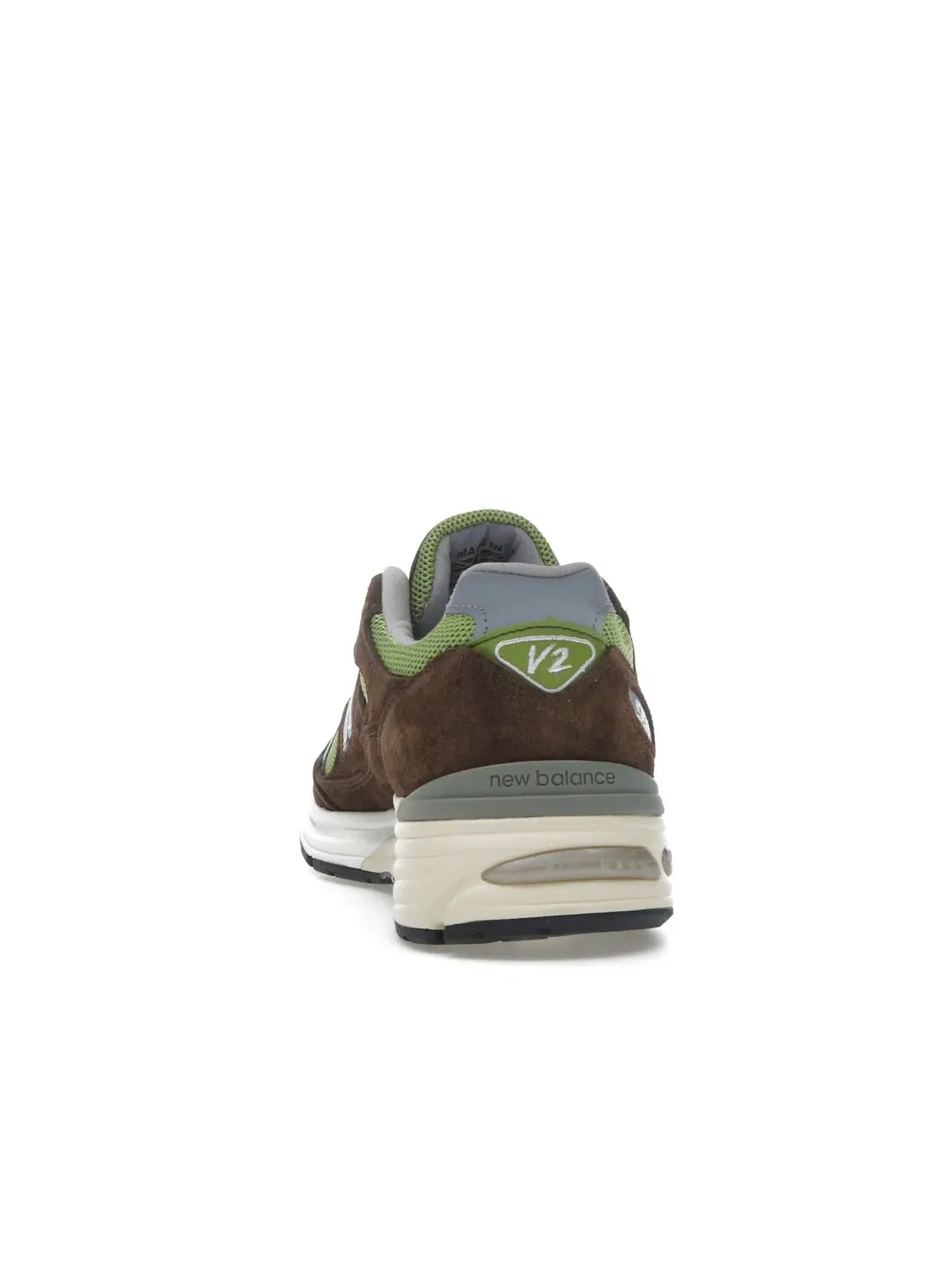 Мужские кроссовки с коллаборацией Danielle Cathari x Kith New Balance 991v2 MiUK — изображение 4 из 4, коричневый
