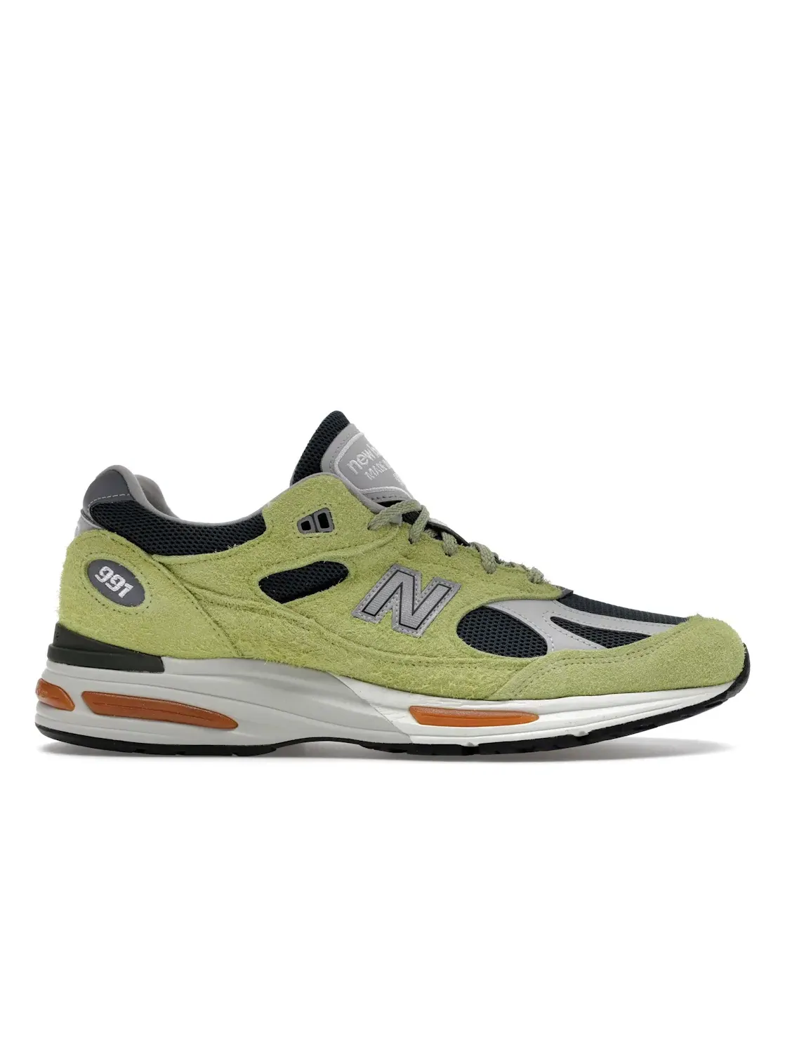 Мужские кроссовки Lifestyle New Balance 991v2 — изображение 1 из 4, зеленый