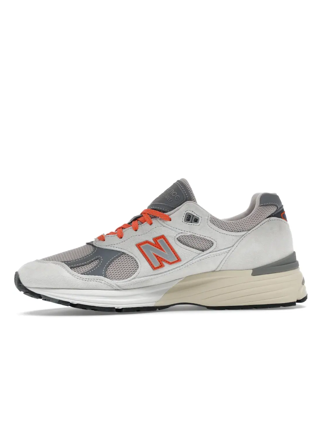 Мужские кроссовки Lifestyle с принтом New Balance 991v2, Antarctica/Ancient Scroll/Castlerock/Scarlet Ibis