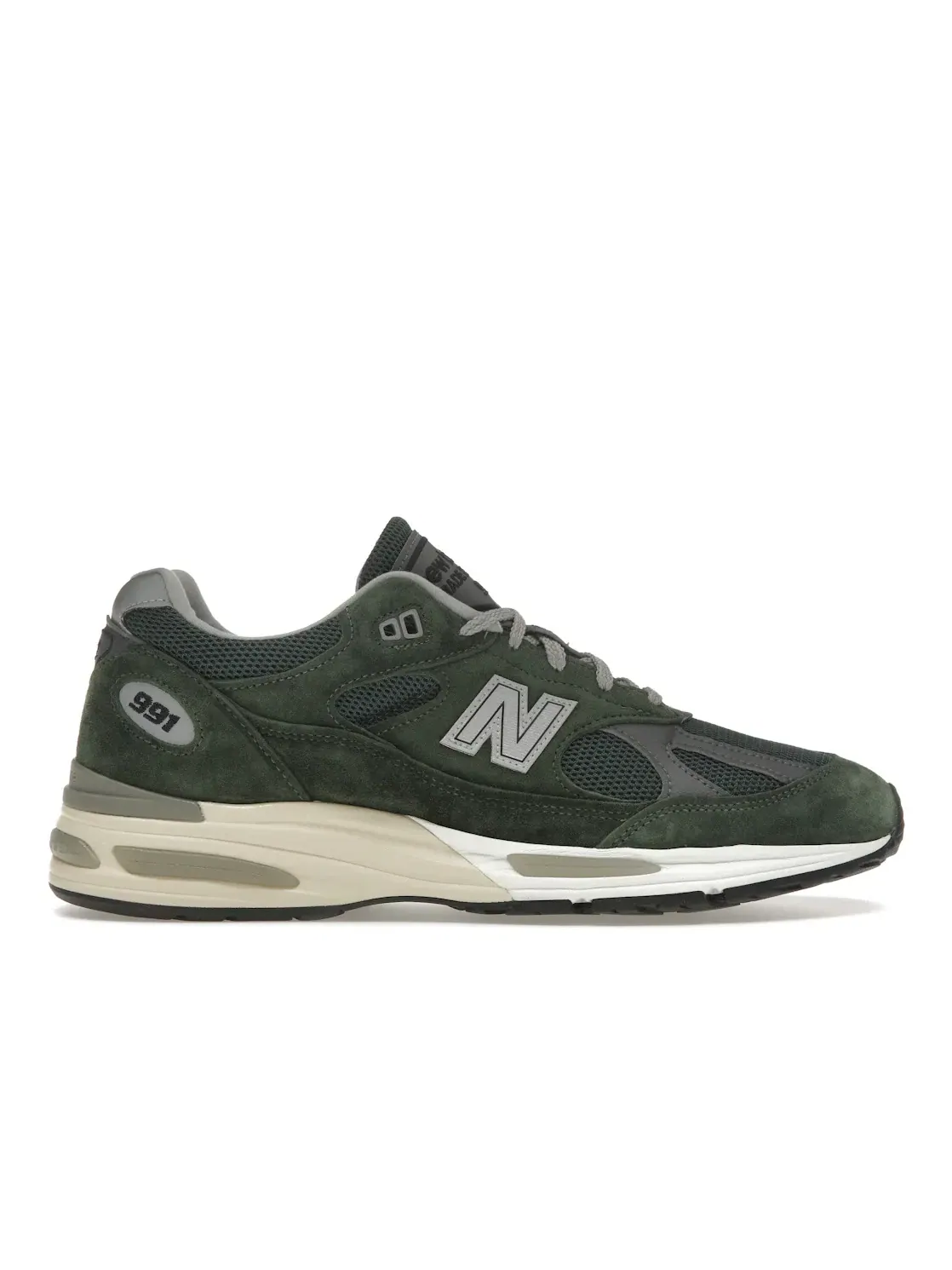 Мужские кроссовки Lifestyle New Balance 991v2 — изображение 1 из 4, зеленый/черный