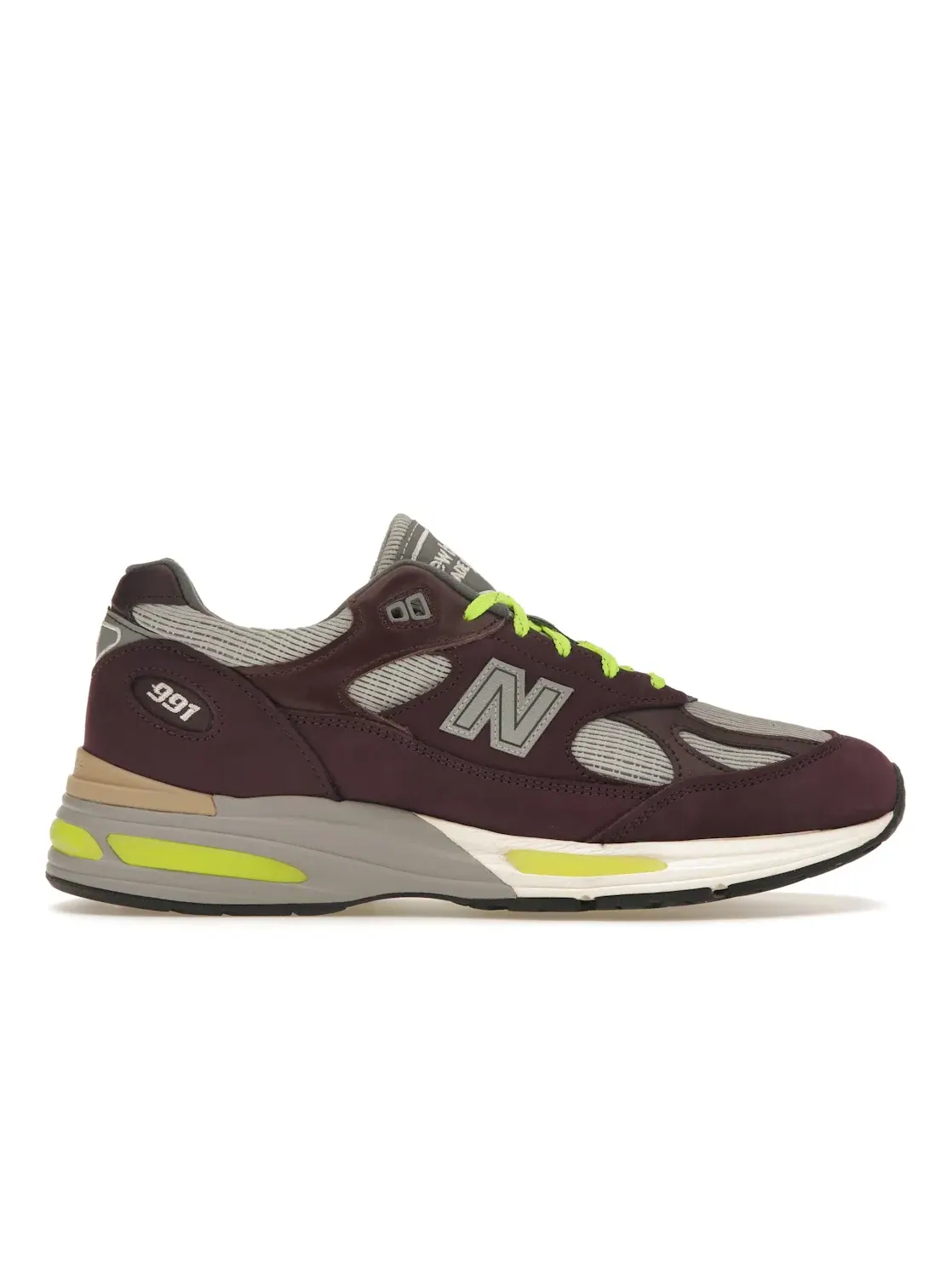 Мужские кроссовки Lifestyle New Balance 991v2 New Balance — изображение 1 из 4, желтый