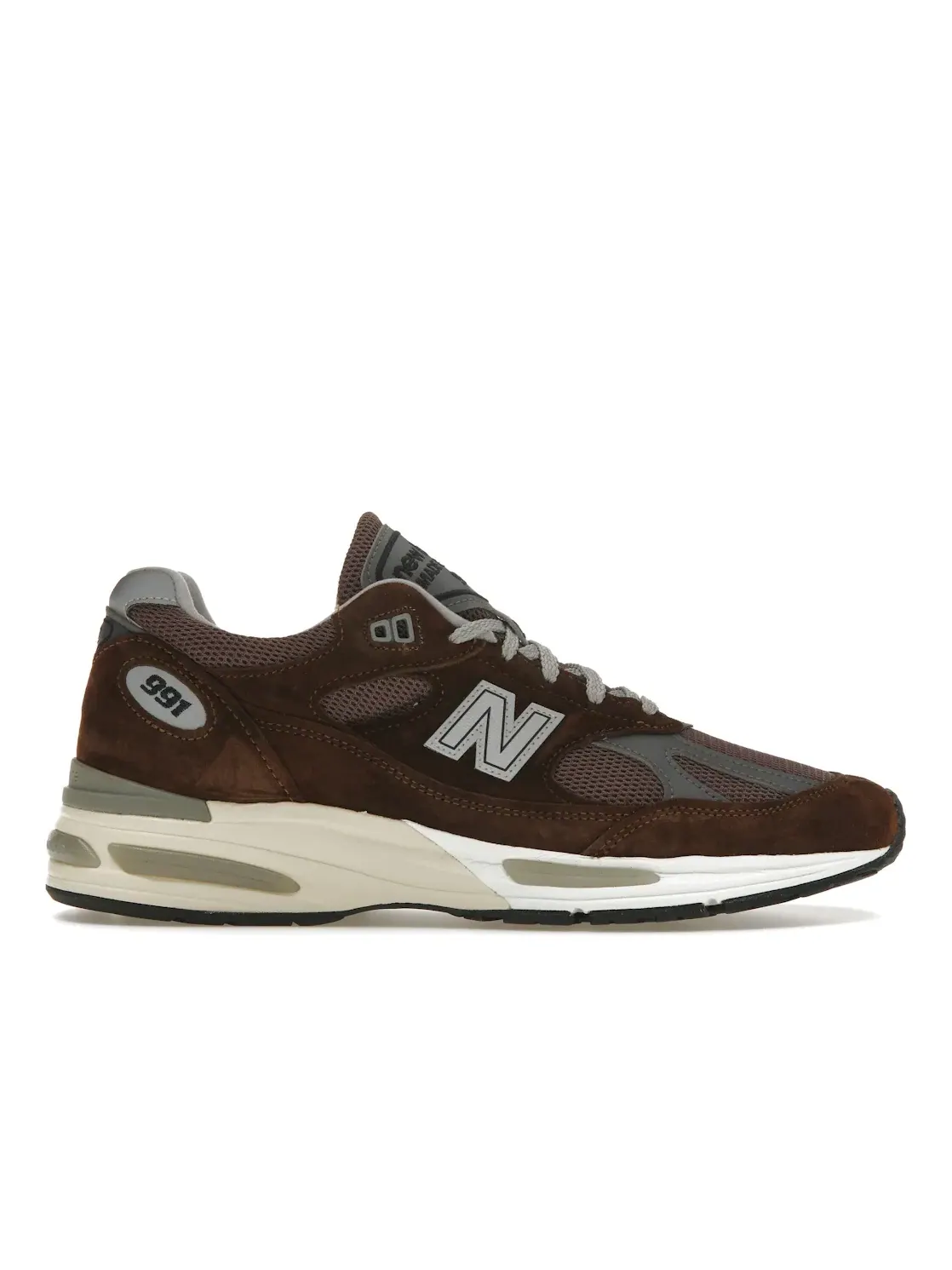 Мужские кроссовки Lifestyle New Balance 991v2 — изображение 1 из 4, коричневый
