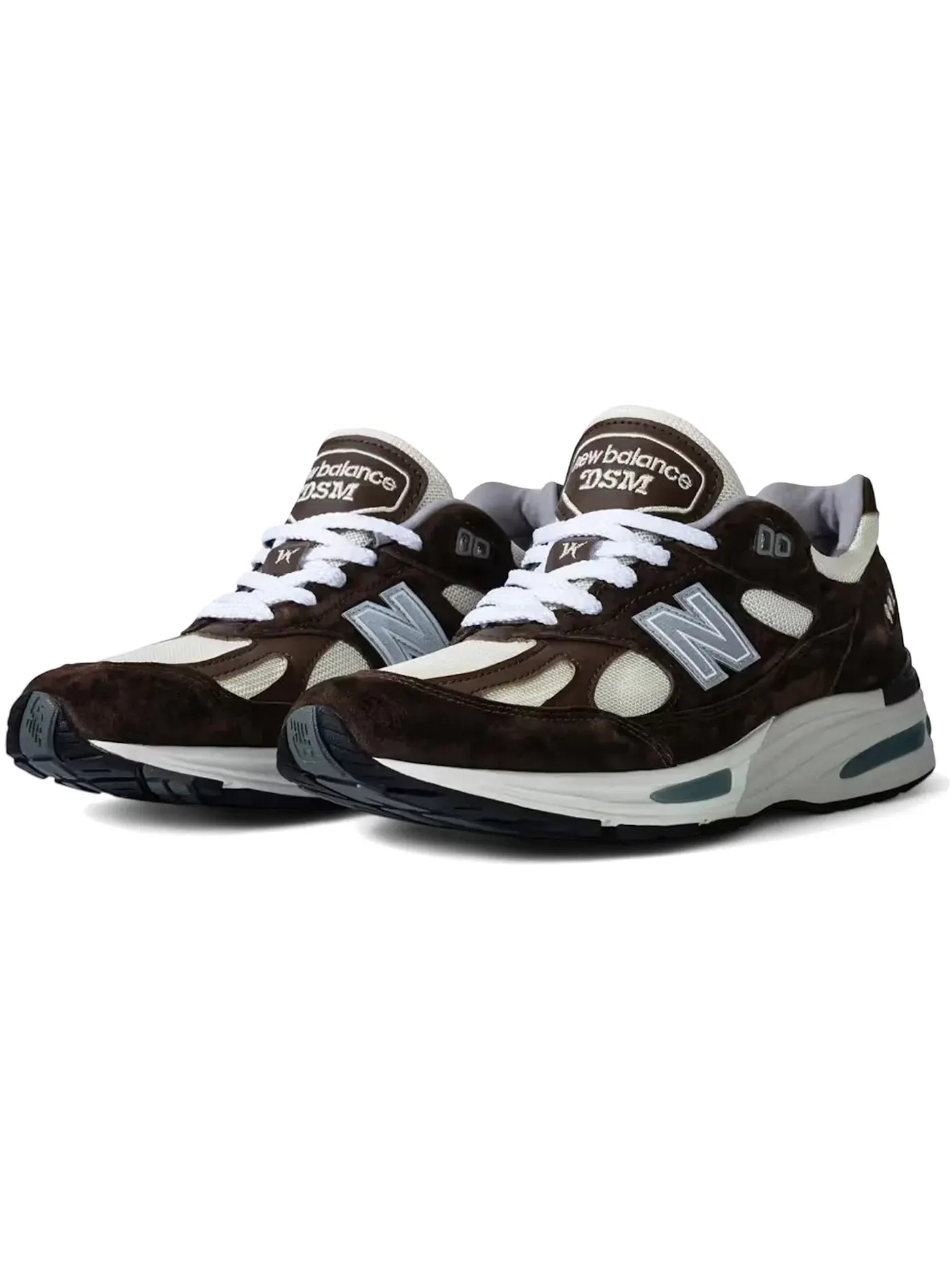 Мужские кроссовки Lifestyle New Balance 991v2 VK Design Works x Dover Street Market — изображение 1 из 1, коричневый