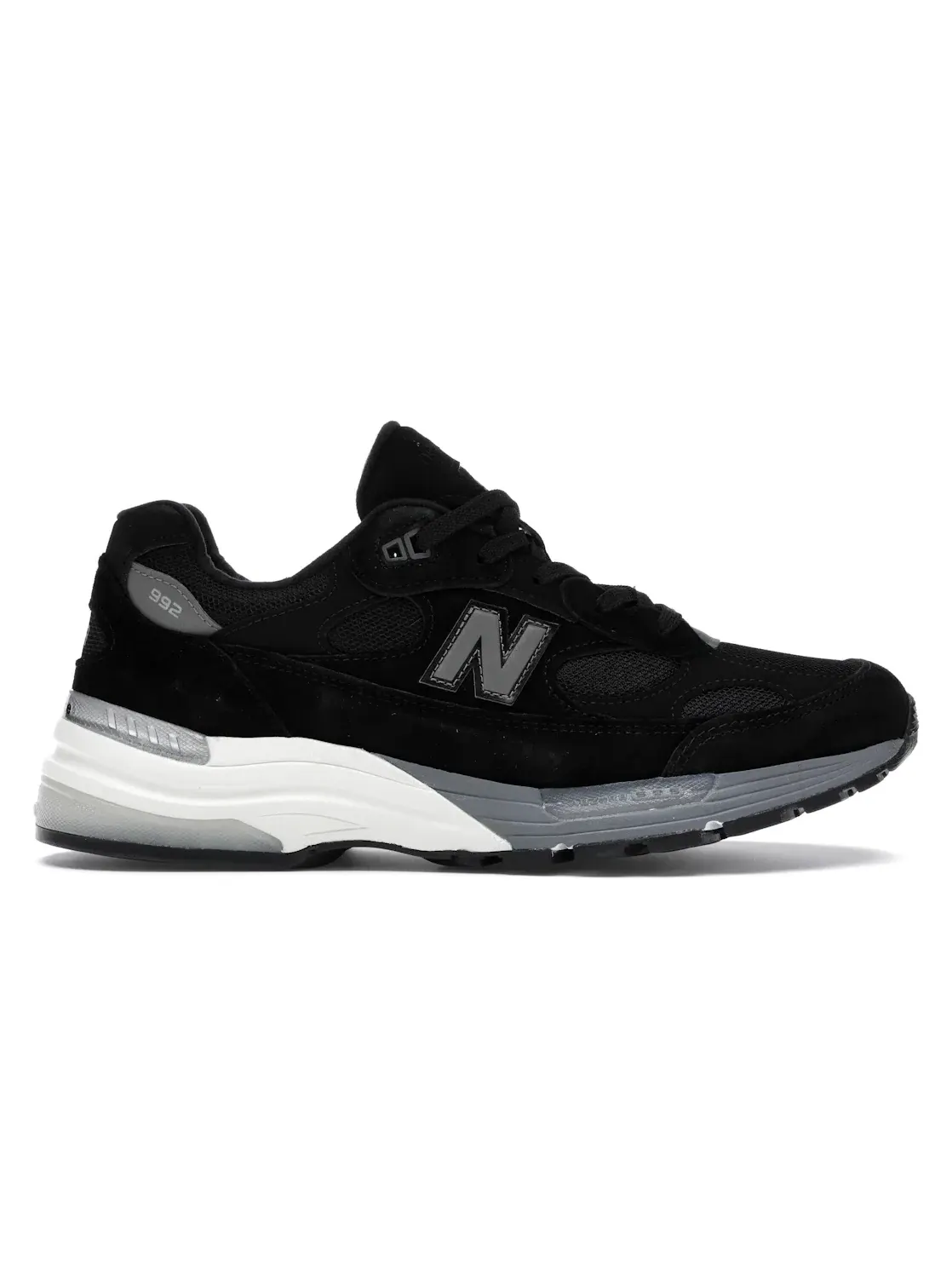 Мужские кроссовки Lifestyle с технологией ABZORB New Balance 992 — изображение 1 из 4, черный/серый-белый