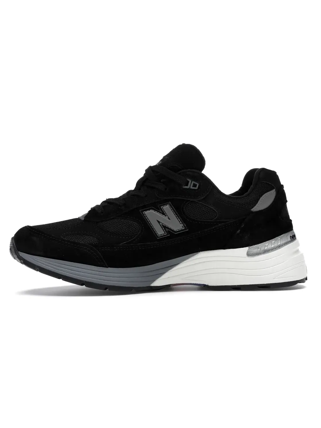 Мужские кроссовки Lifestyle с технологией ABZORB New Balance 992 — изображение 3 из 4, черный/серый-белый
