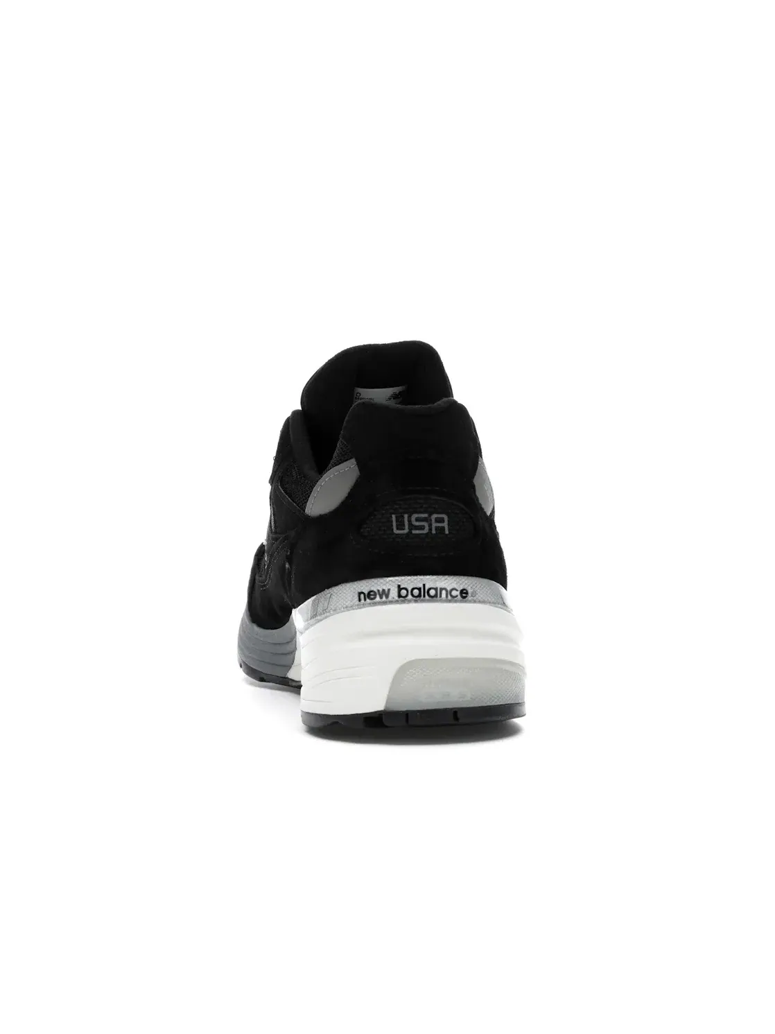 Мужские кроссовки Lifestyle с технологией ABZORB New Balance 992 — изображение 4 из 4, черный/серый-белый
