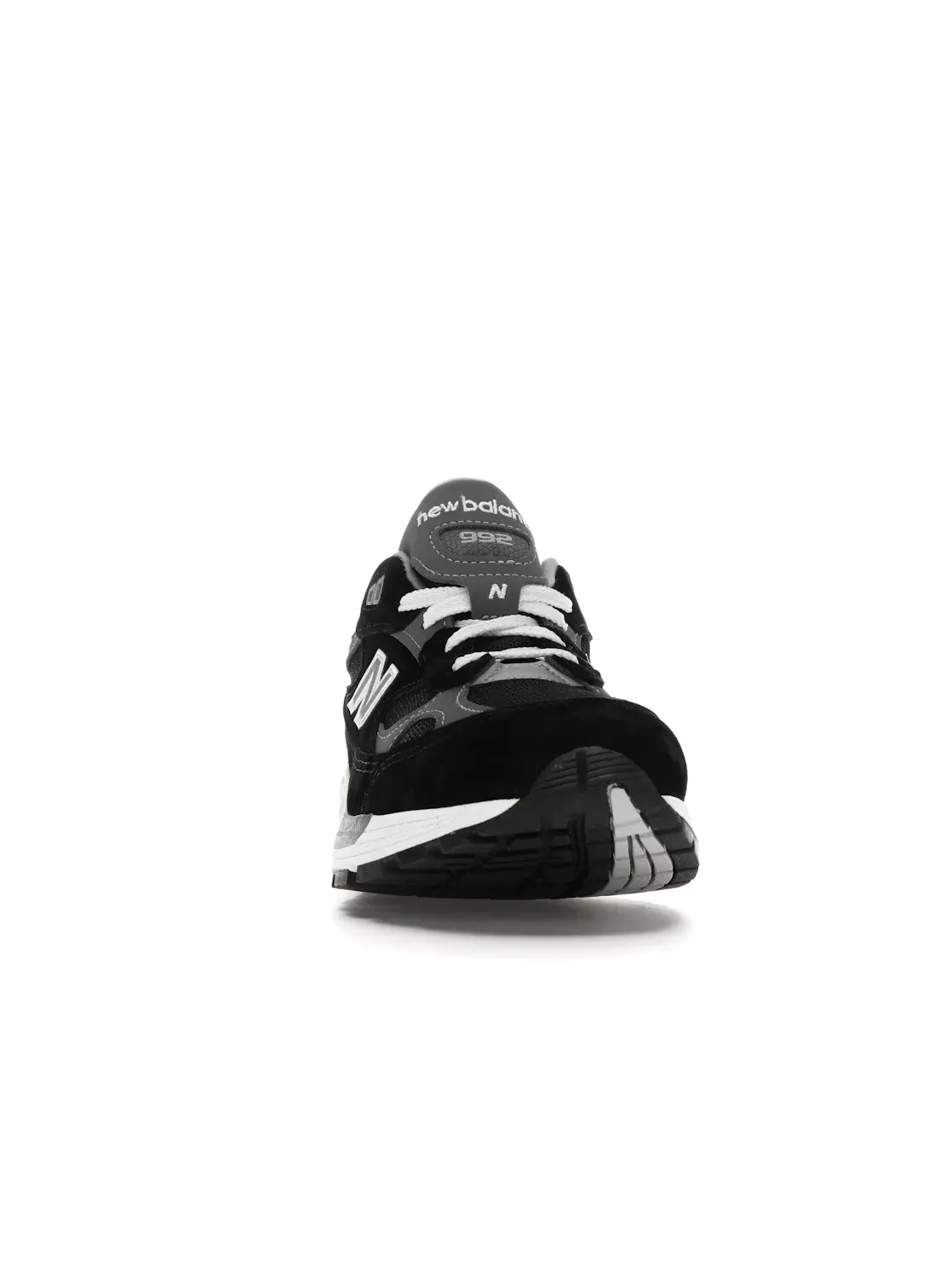 Мужские кроссовки с замшевым верхом New Balance 992 — изображение 2 из 4, черный/серый