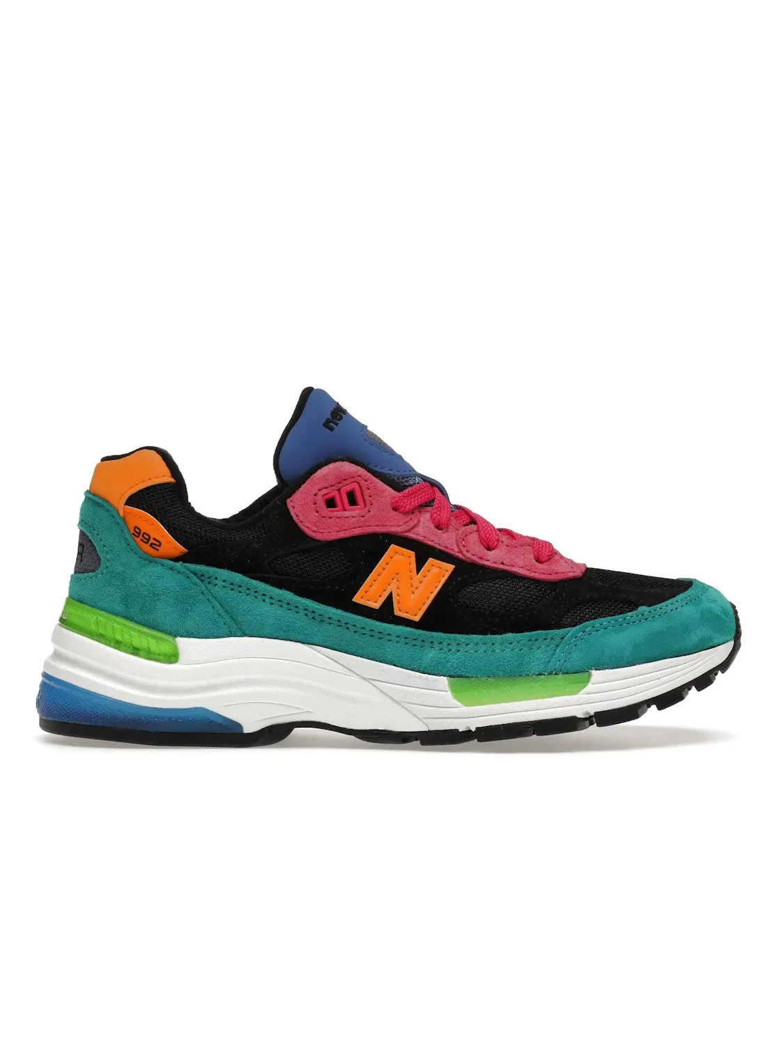 Мужские кроссовки Lifestyle New Balance 992 — изображение 1 из 4, черный/мульти