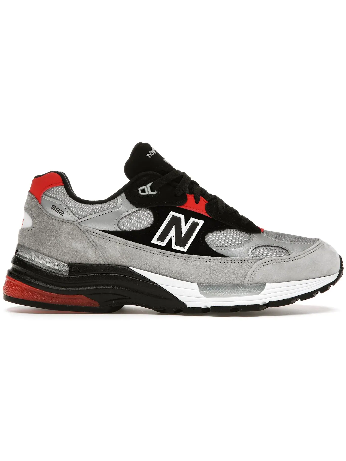 Мужские кроссовки лимитированной серии New Balance 992 DTLR Discover and Celebrate — изображение 1 из 1, серый/черный/красный