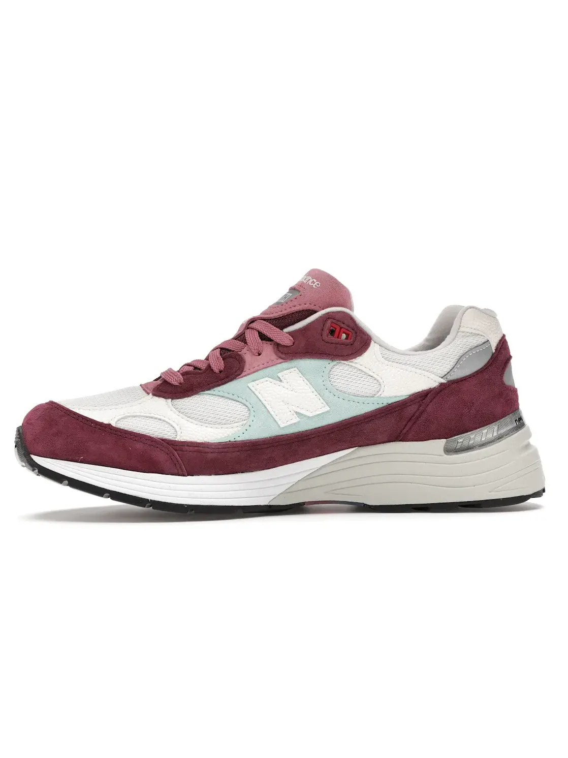 Мужские кроссовки Lifestyle с принтом New Balance 992 — изображение 3 из 4, бордовый/белый