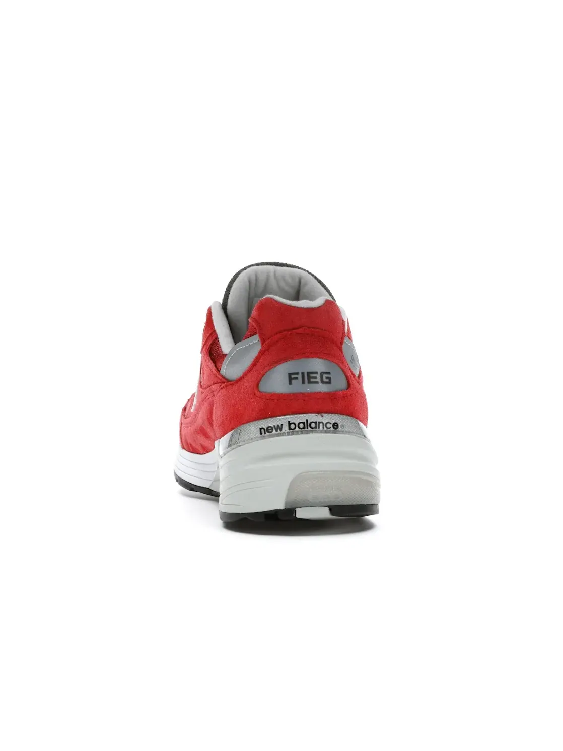Мужские кроссовки с принтом New Balance 992 — изображение 4 из 4, красный/белый