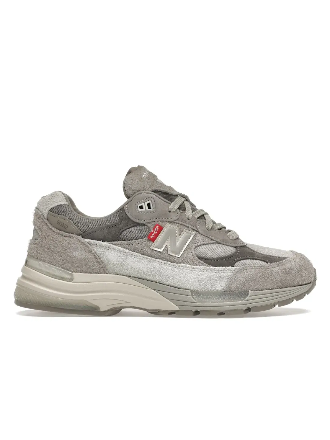 Мужские кроссовки с замшевым верхом New Balance 992 Levis — изображение 1 из 4, серый/серый