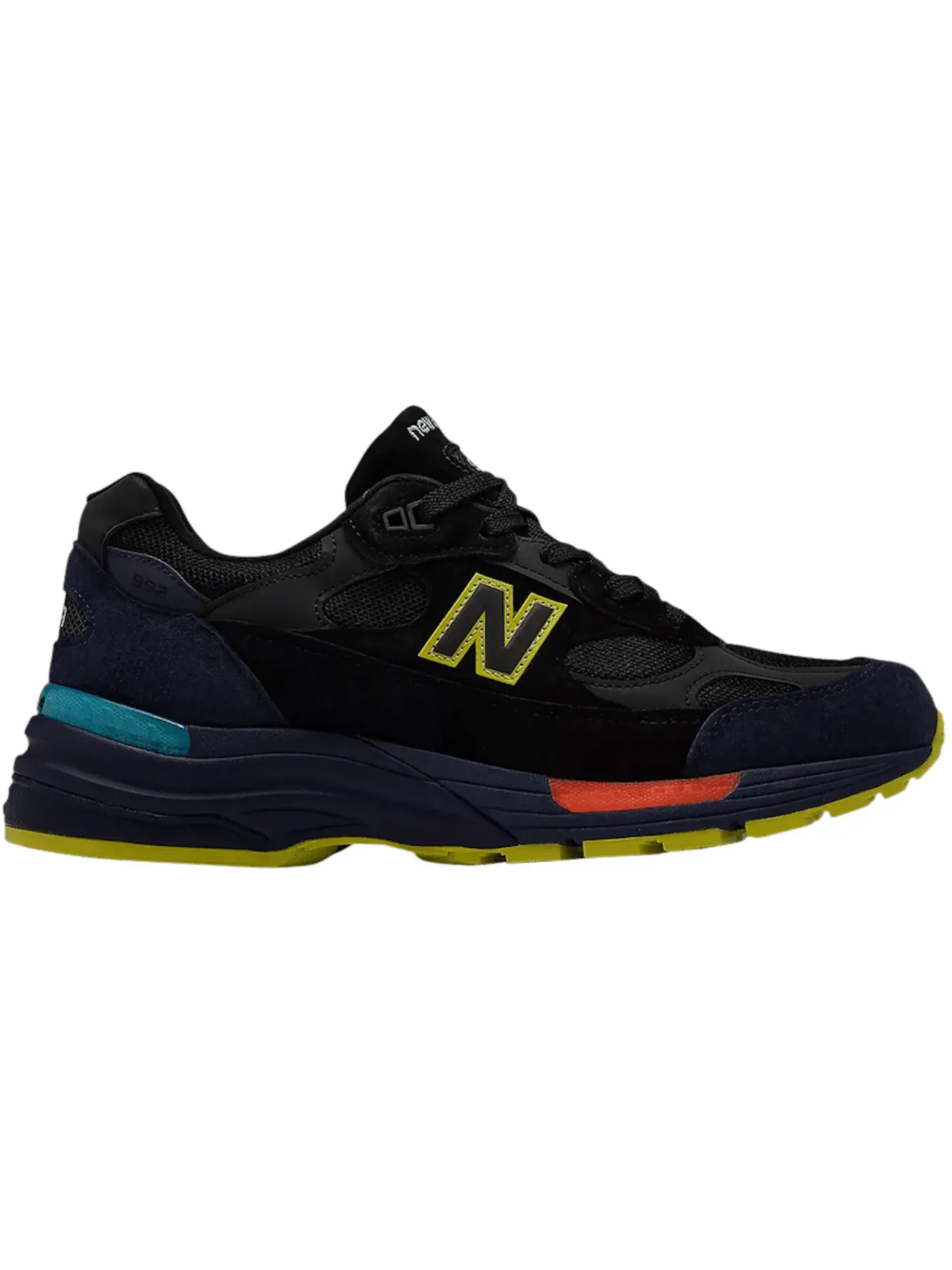 Мужские кроссовки Lifestyle New Balance 992 — изображение 1 из 1, черный/фиолетовый