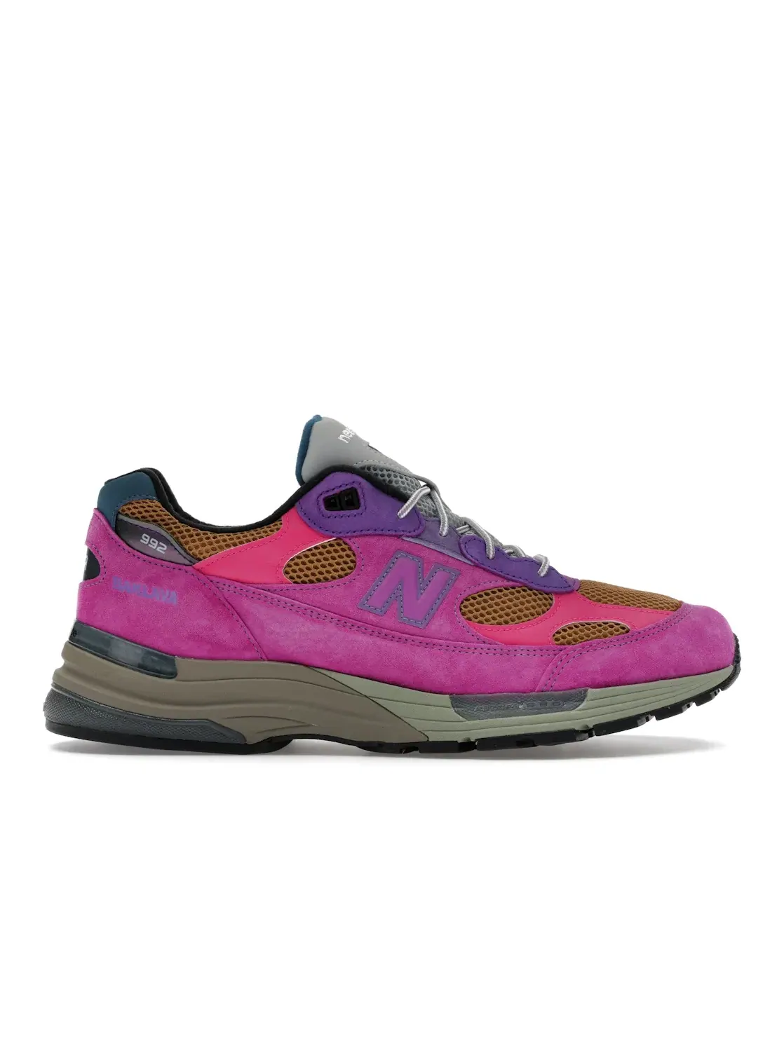 Мужские кроссовки с коллаборацией Action Bronson New Balance 992 — изображение 1 из 4, розовый