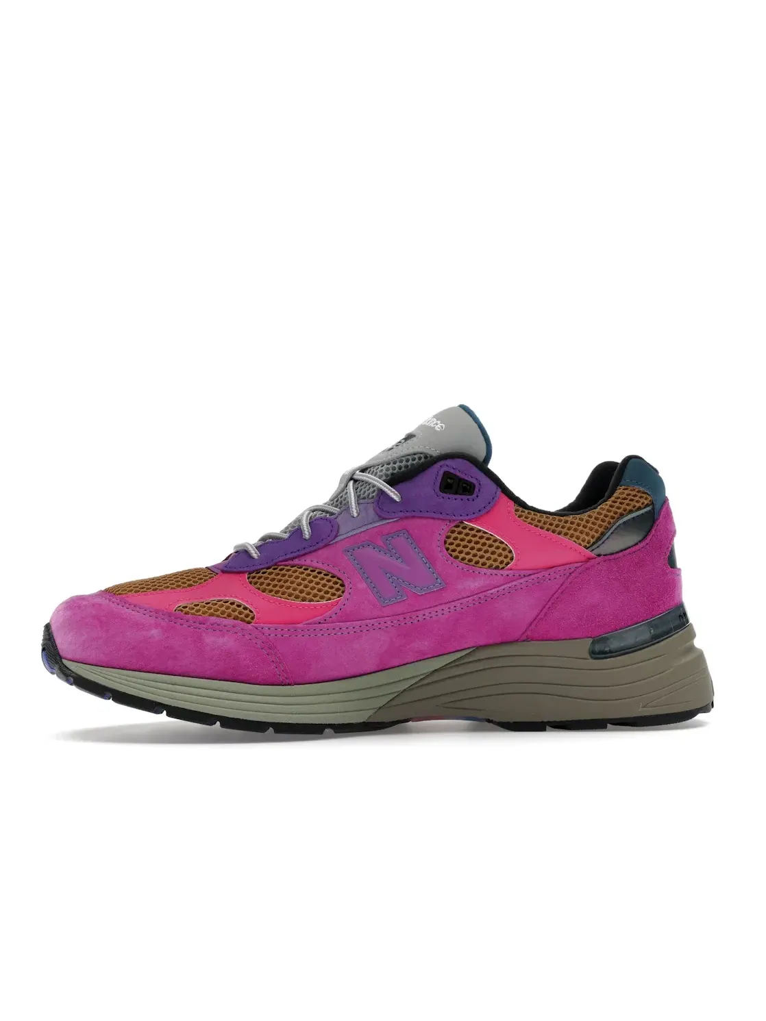 Мужские кроссовки с коллаборацией Action Bronson New Balance 992 — изображение 3 из 4, розовый