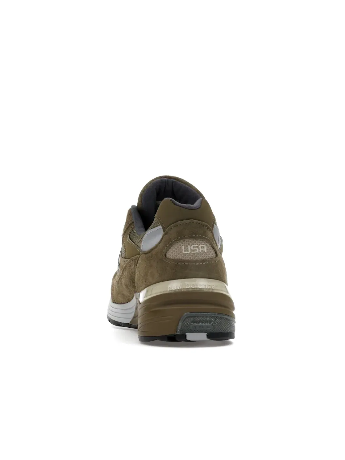 Мужские кроссовки Lifestyle с камуфляжным принтом New Balance 992 — изображение 4 из 4, темный/зеленый