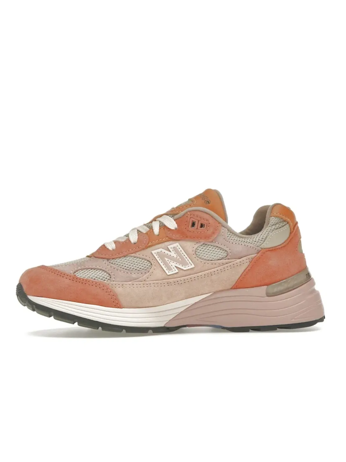 Мужские кроссовки Lifestyle с цветовым блоком New Balance 992 MiUSA — изображение 3 из 4, розовый розовый
