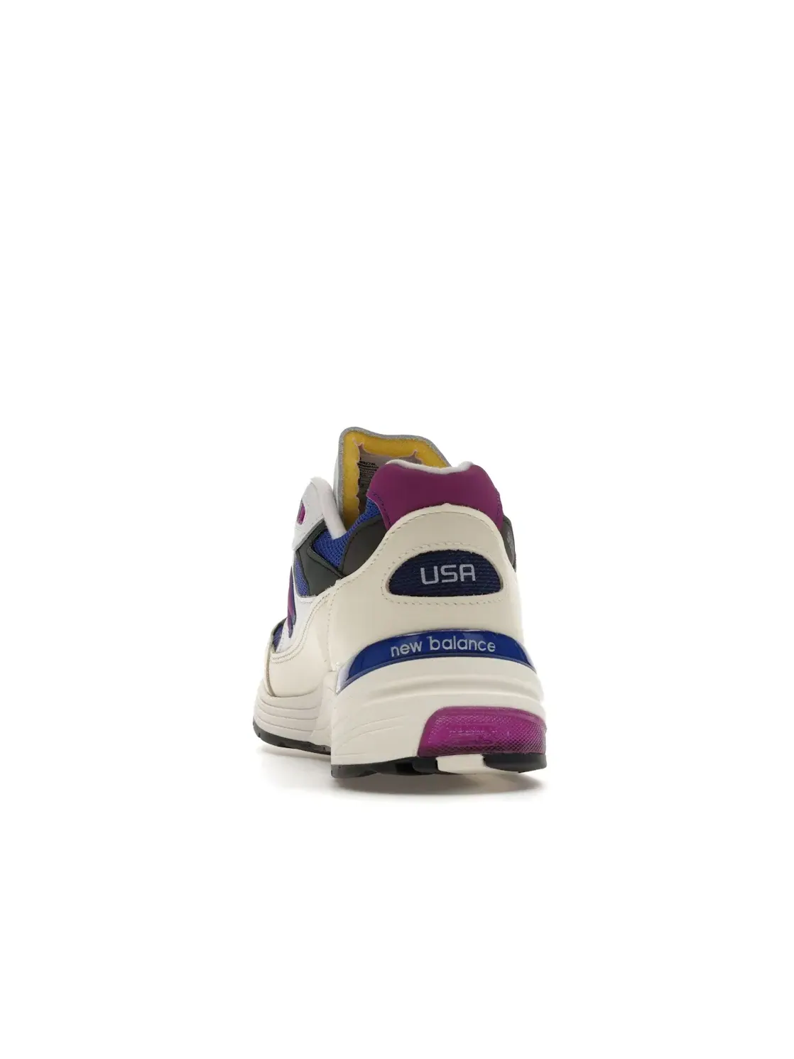 Мужские кроссовки Lifestyle New Balance 992 — изображение 4 из 4, белый//фиолетовый