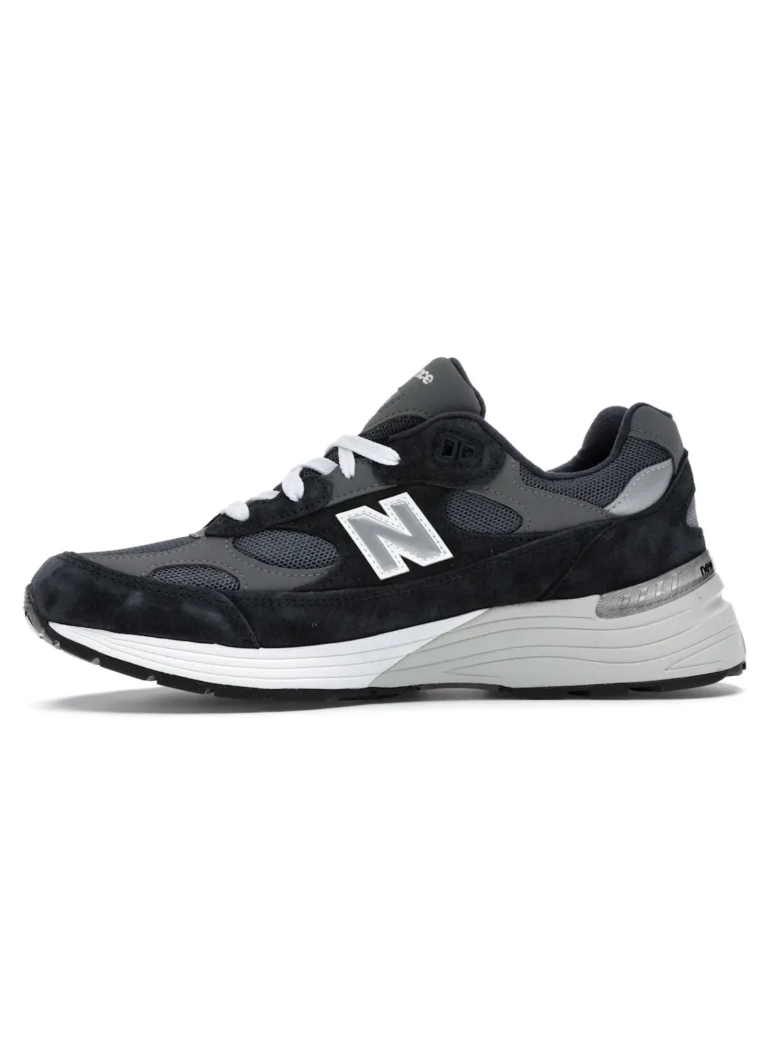 Мужские кроссовки Lifestyle с сетчатым верхом New Balance 992 — изображение 3 из 4, темно-синий/серый
