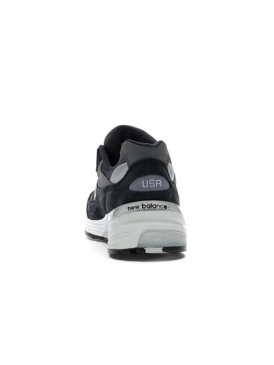 Мужские кроссовки Lifestyle с сетчатым верхом New Balance 992 — изображение 4 из 4, темно-синий/серый