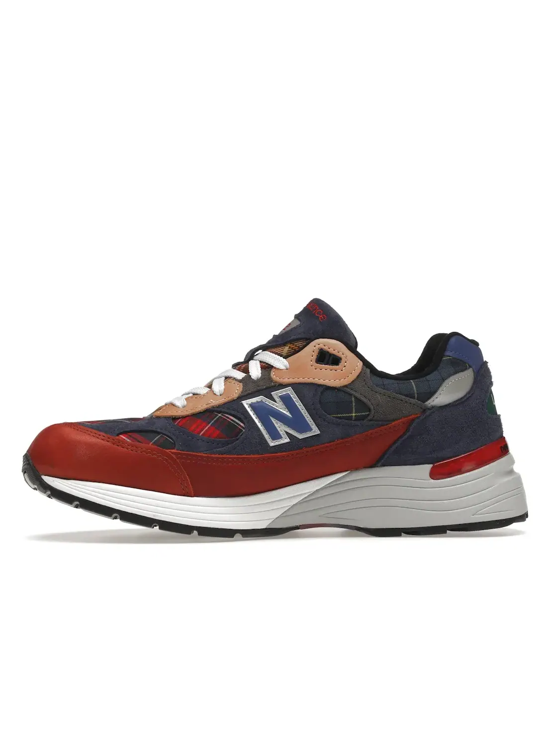 Мужские кроссовки с принтом New Balance 992 — изображение 3 из 4, темно-синий/красный