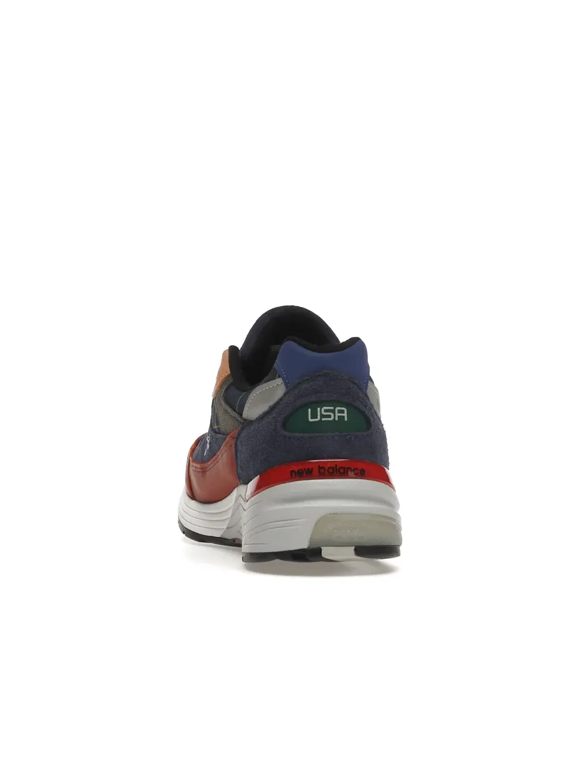 Мужские кроссовки с принтом New Balance 992 — изображение 4 из 4, темно-синий/красный
