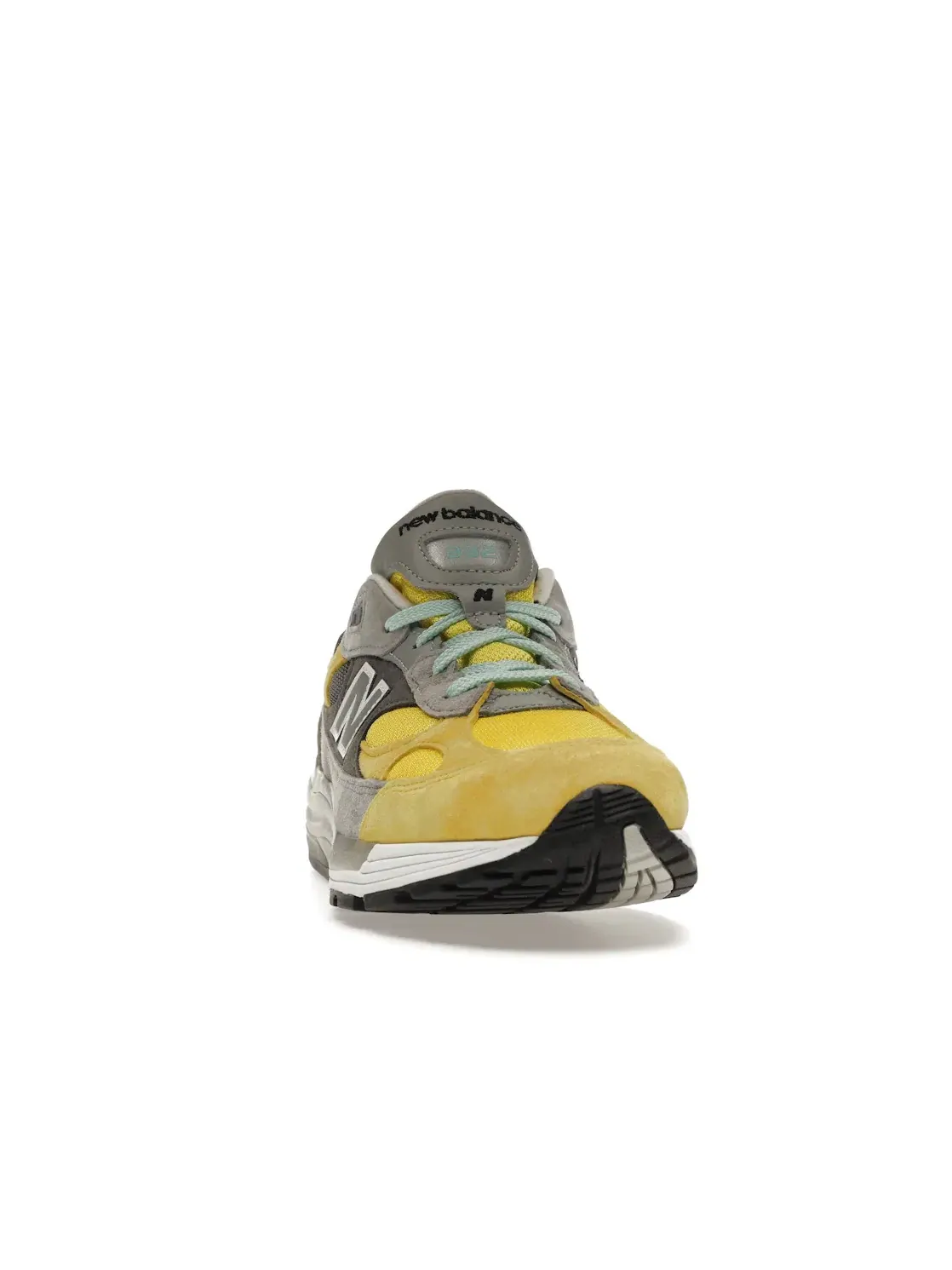 Мужские кроссовки Lifestyle с принтом New Balance 992 — изображение 2 из 4, серый/желтый