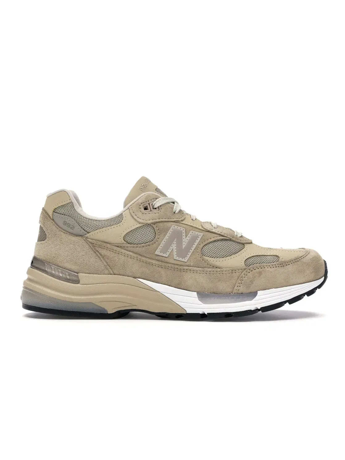 Мужские кроссовки Lifestyle с замшевым верхом New Balance 992 — изображение 1 из 4, бежевый/бежевый/белый