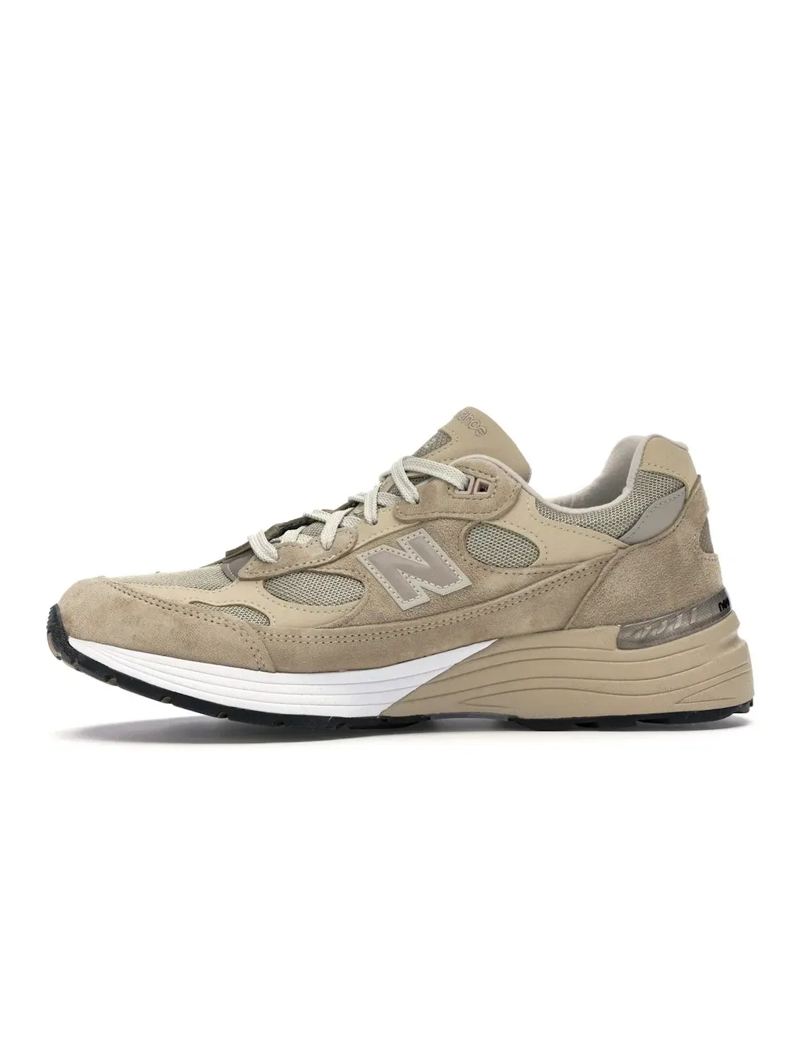 Мужские кроссовки Lifestyle с замшевым верхом New Balance 992 — изображение 3 из 4, бежевый/бежевый/белый