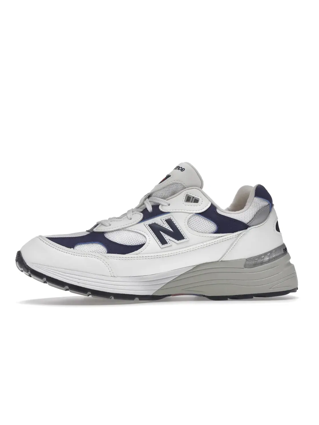 Мужские кроссовки Lifestyle New Balance 992 — изображение 3 из 4, белый/темно-синий