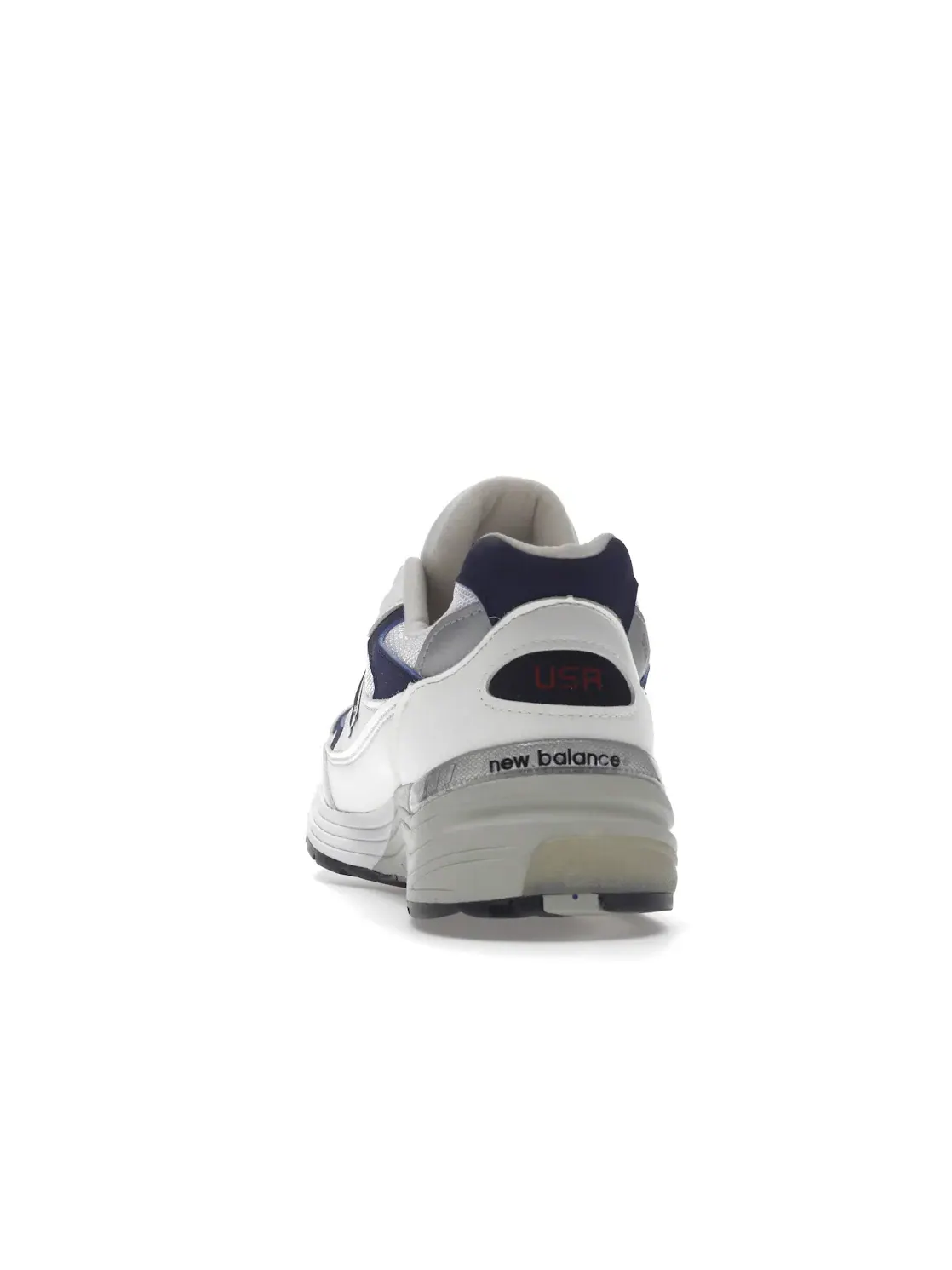 Мужские кроссовки Lifestyle New Balance 992 — изображение 4 из 4, белый/темно-синий