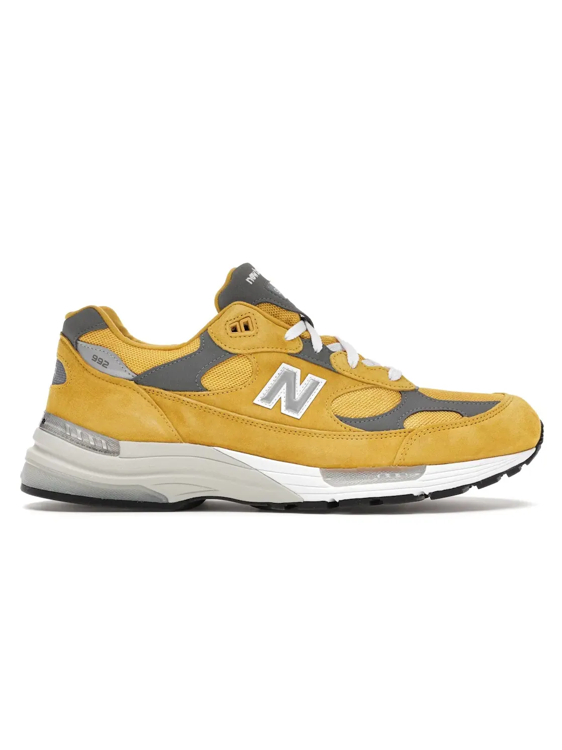 Мужские кроссовки Lifestyle New Balance 992 — изображение 1 из 4, желтый серый