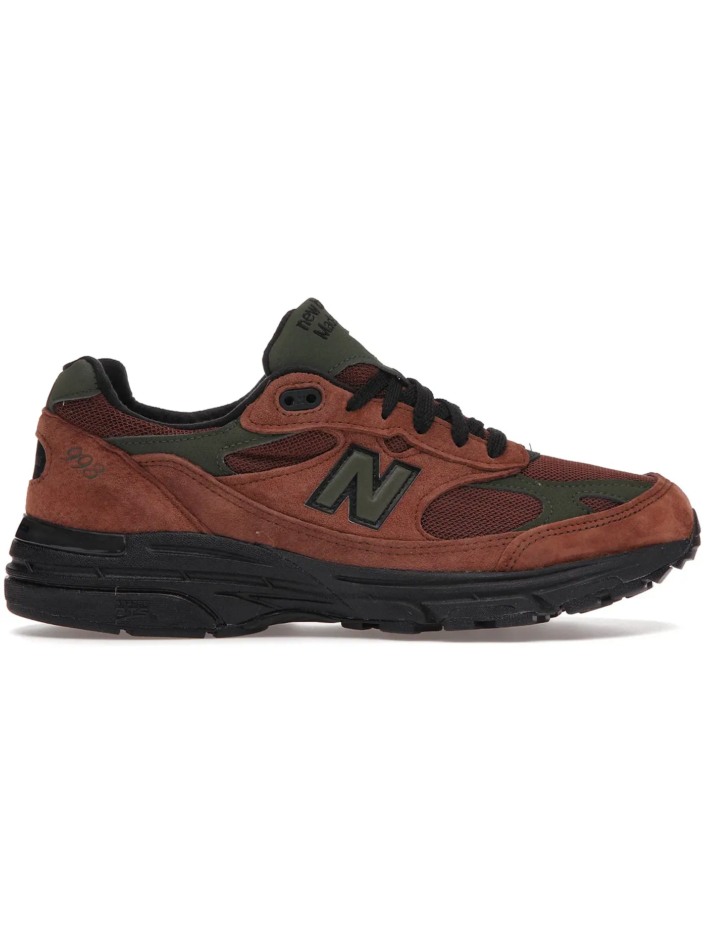 Женские кроссовки Lifestyle New Balance 993 — изображение 1 из 1, коричневый/зеленый
