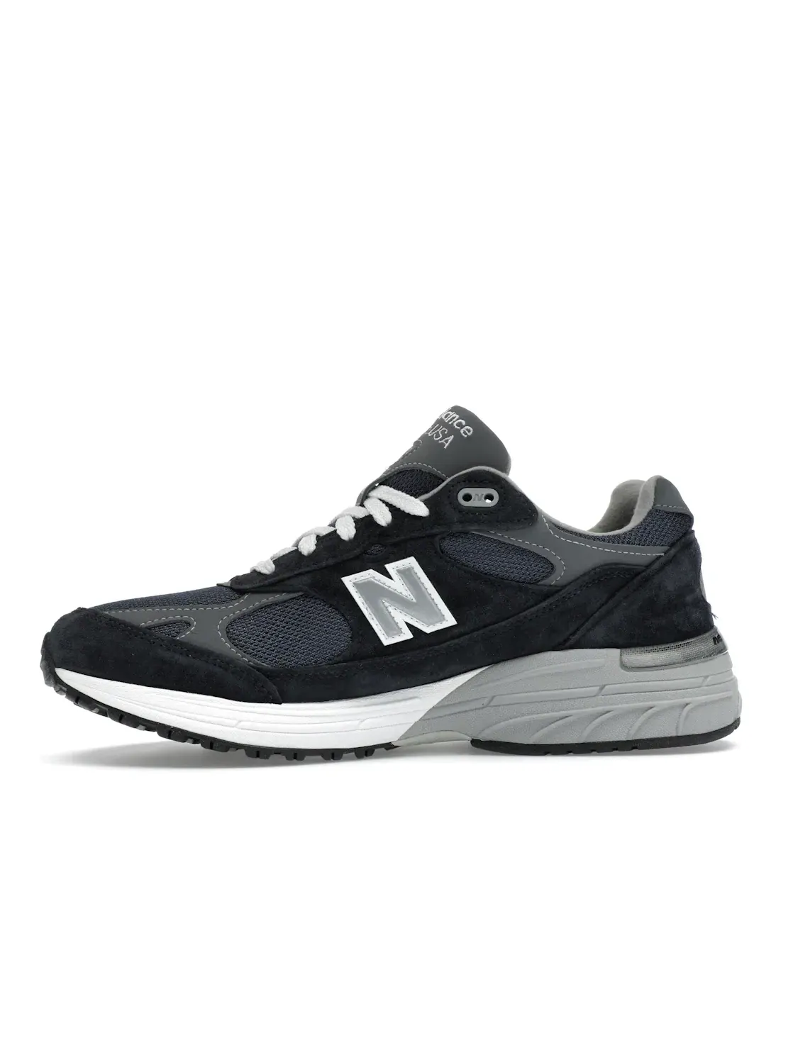 Мужские кроссовки Lifestyle с замшевыми вставками New Balance 993 — изображение 3 из 4, темно-синий/белый