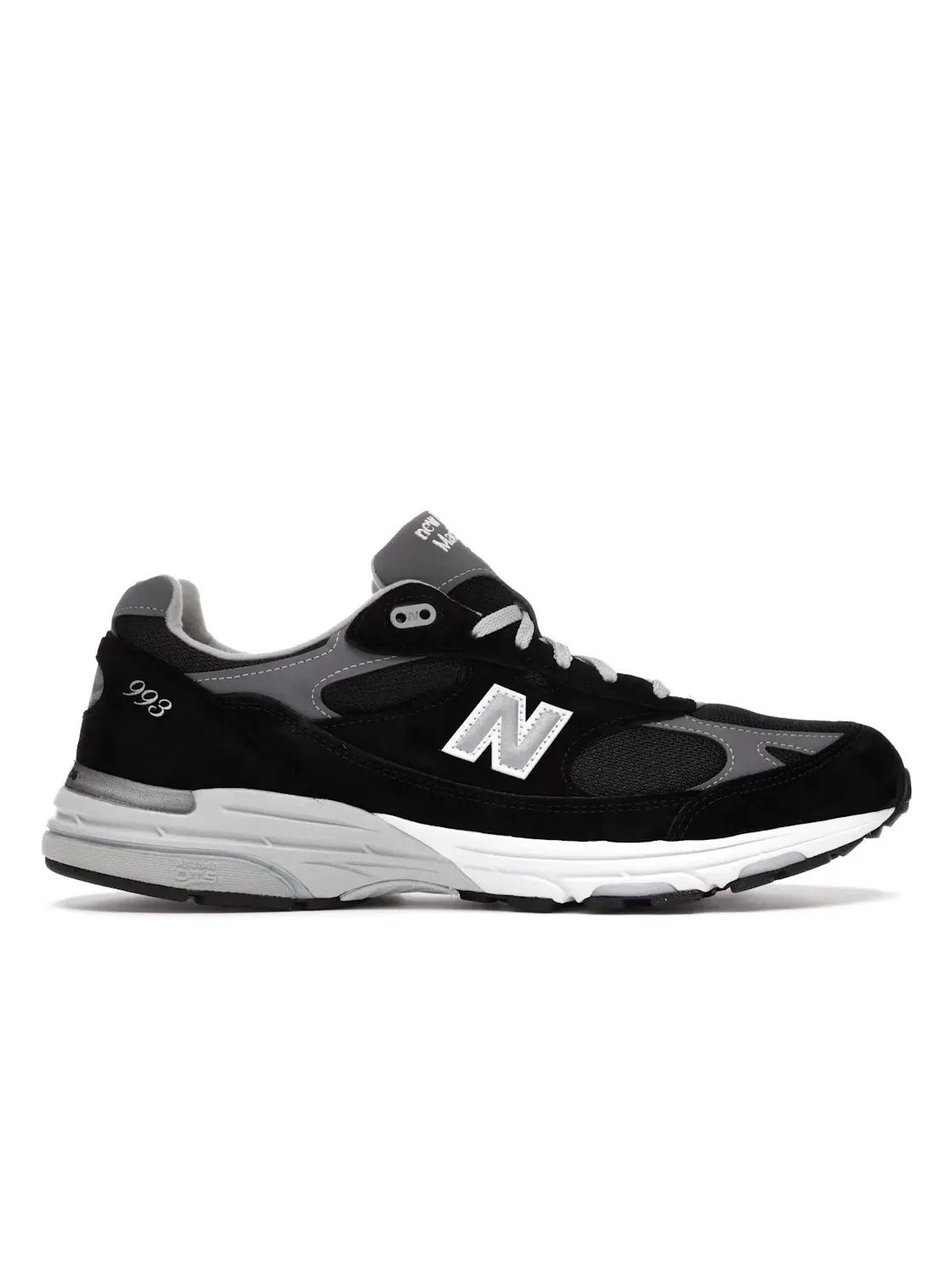 Мужские кроссовки Lifestyle New Balance 993 MiUSA Black — изображение 1 из 4, черный/серый