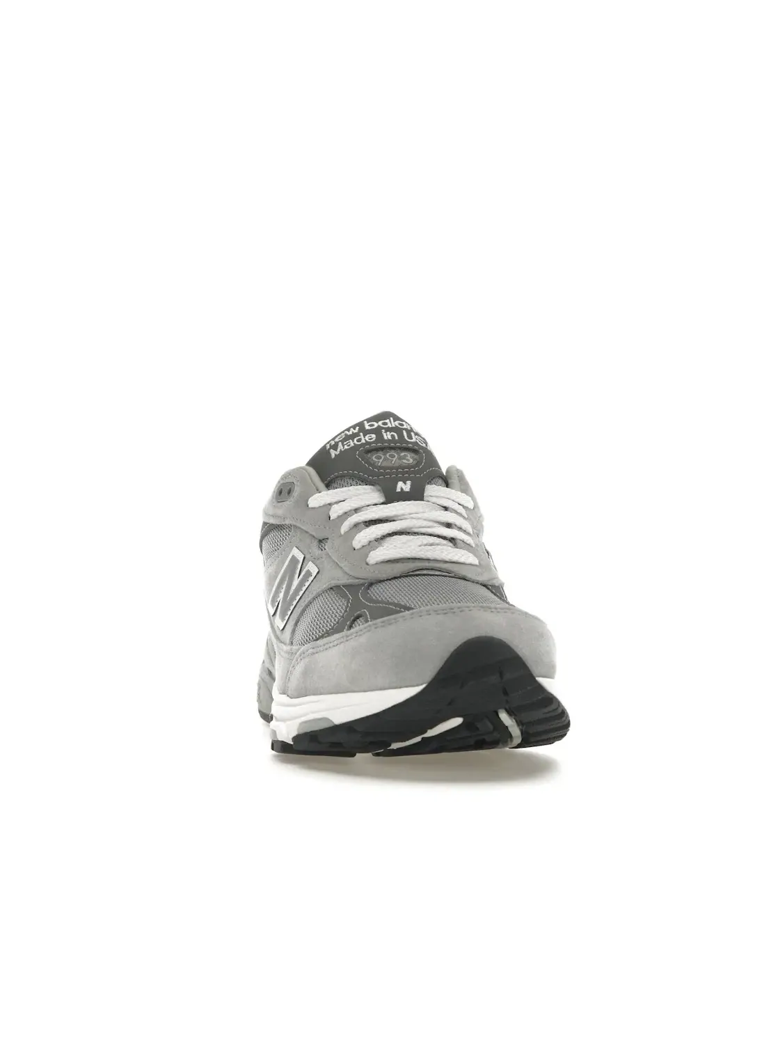 Мужские кроссовки с замшевым верхом New Balance 993 — изображение 2 из 4, серый белый