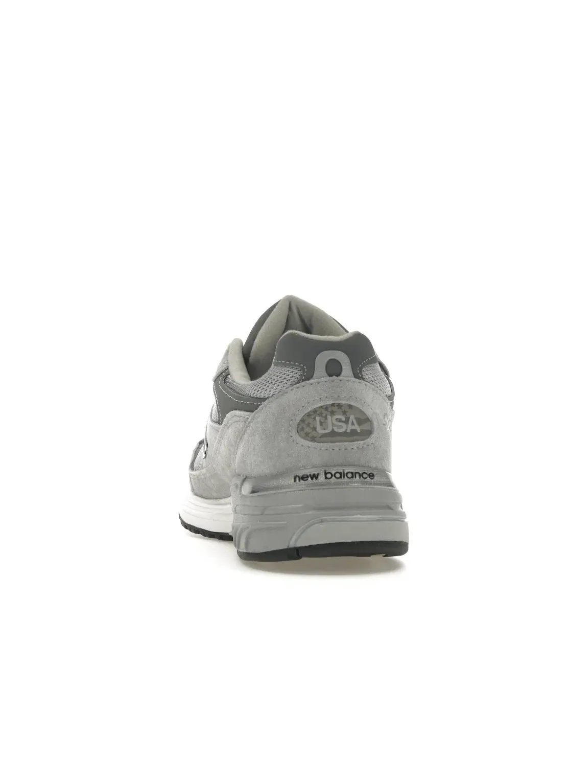 Мужские кроссовки с замшевым верхом New Balance 993 — изображение 4 из 4, серый белый