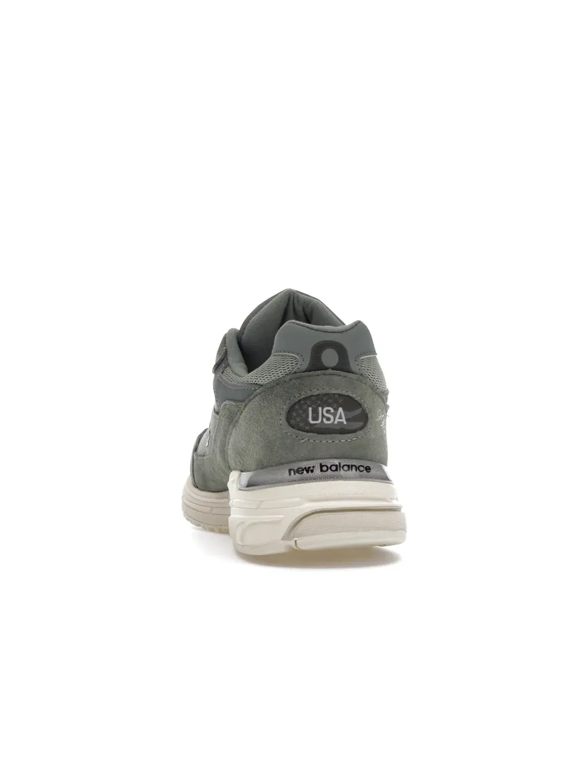 Мужские кроссовки с замшевым верхом New Balance 993 — изображение 4 из 4, серый/зеленый